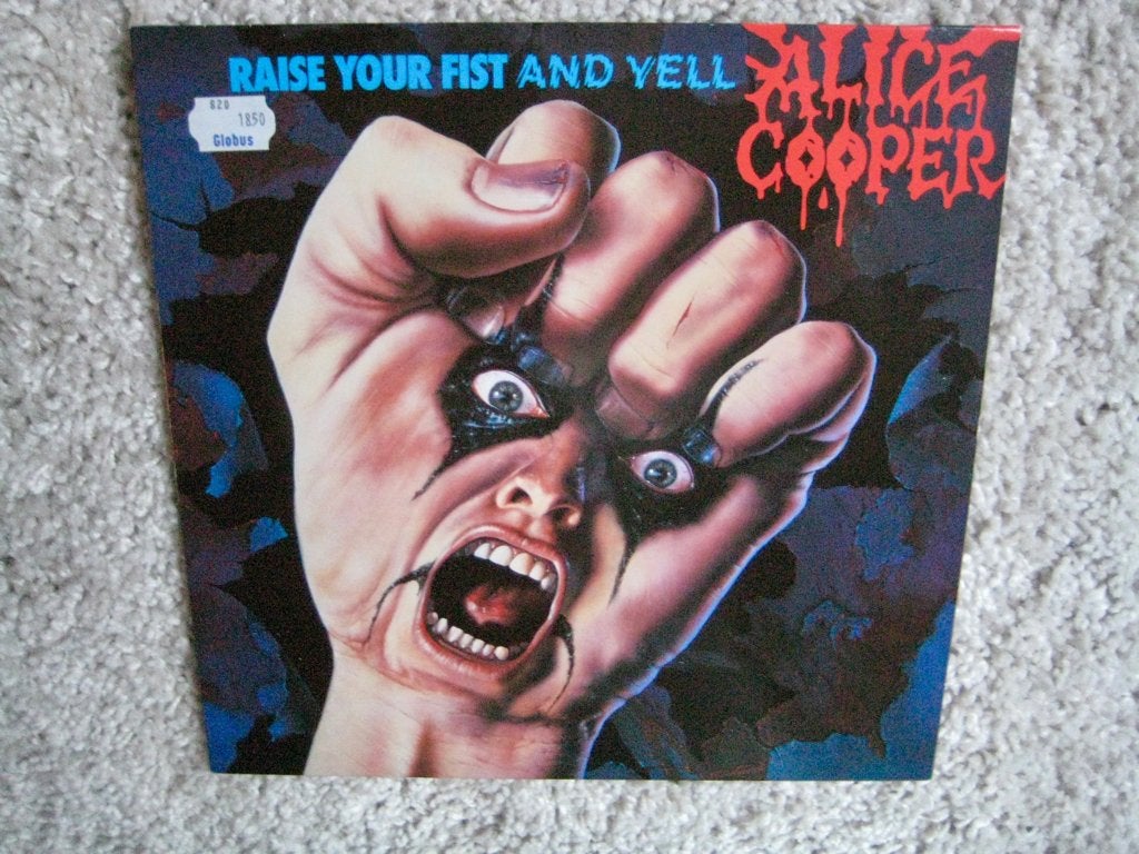 Alice Cooper - Raise your fist and yell, LP, Hard Rock, Ophalen of Verzenden, Zo goed als nieuw