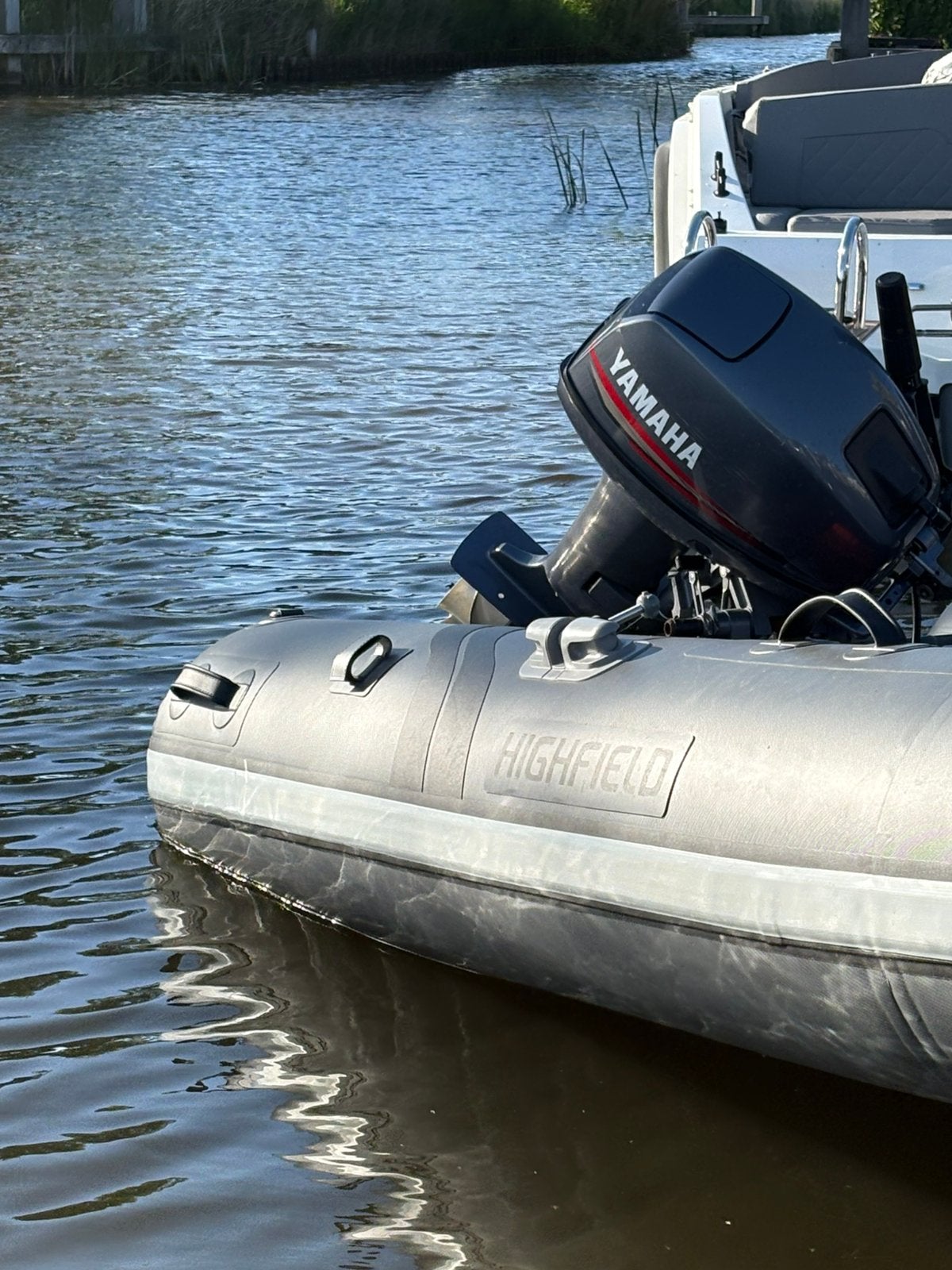 Highfield 290 ultralight alurib yamaha 15 pk 2 takt, Ophalen, Zo goed als nieuw
