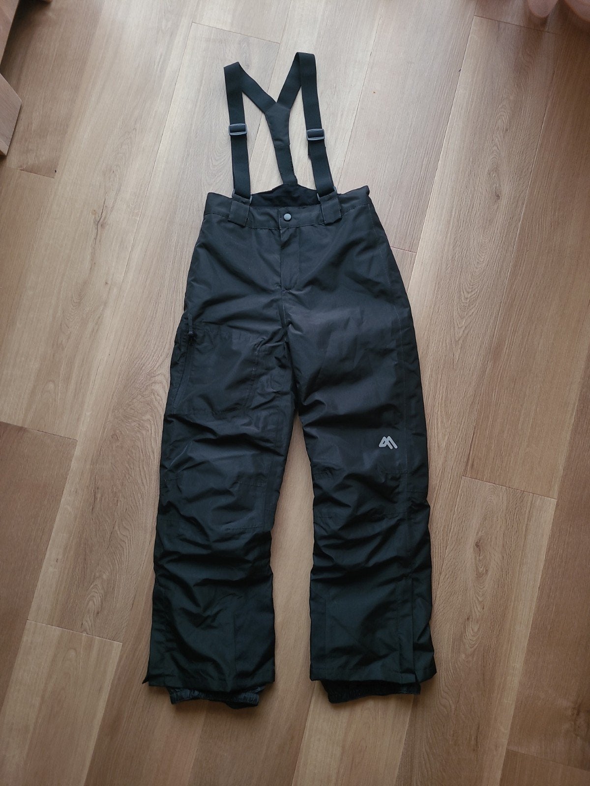 Skiset, skibroek zwart mt 146/152, Ophalen of Verzenden, Zo goed als nieuw, Jongen of Meisje, Broek