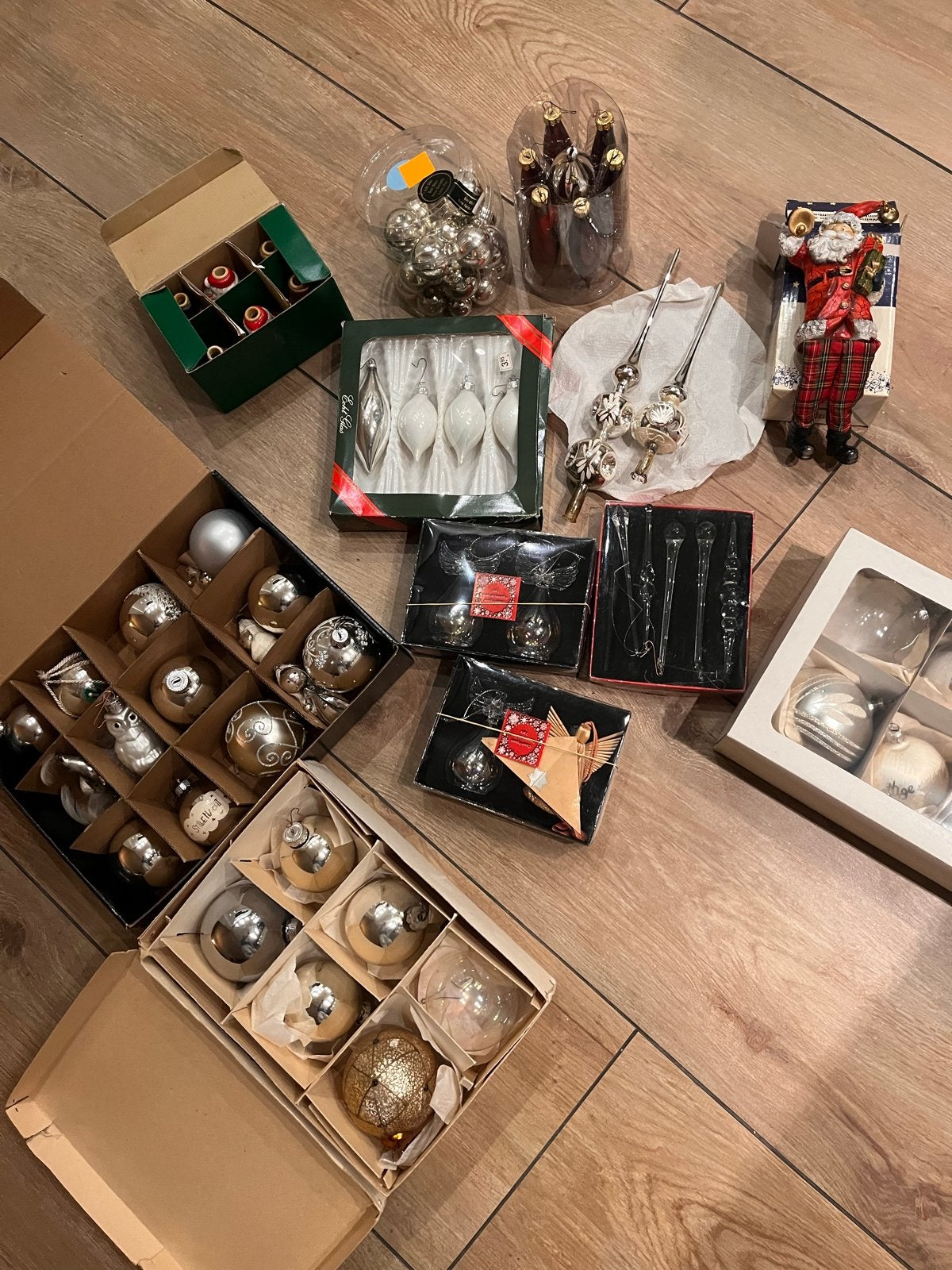 Partij kerstspullen ook vintage spullen, Diversen, Ophalen