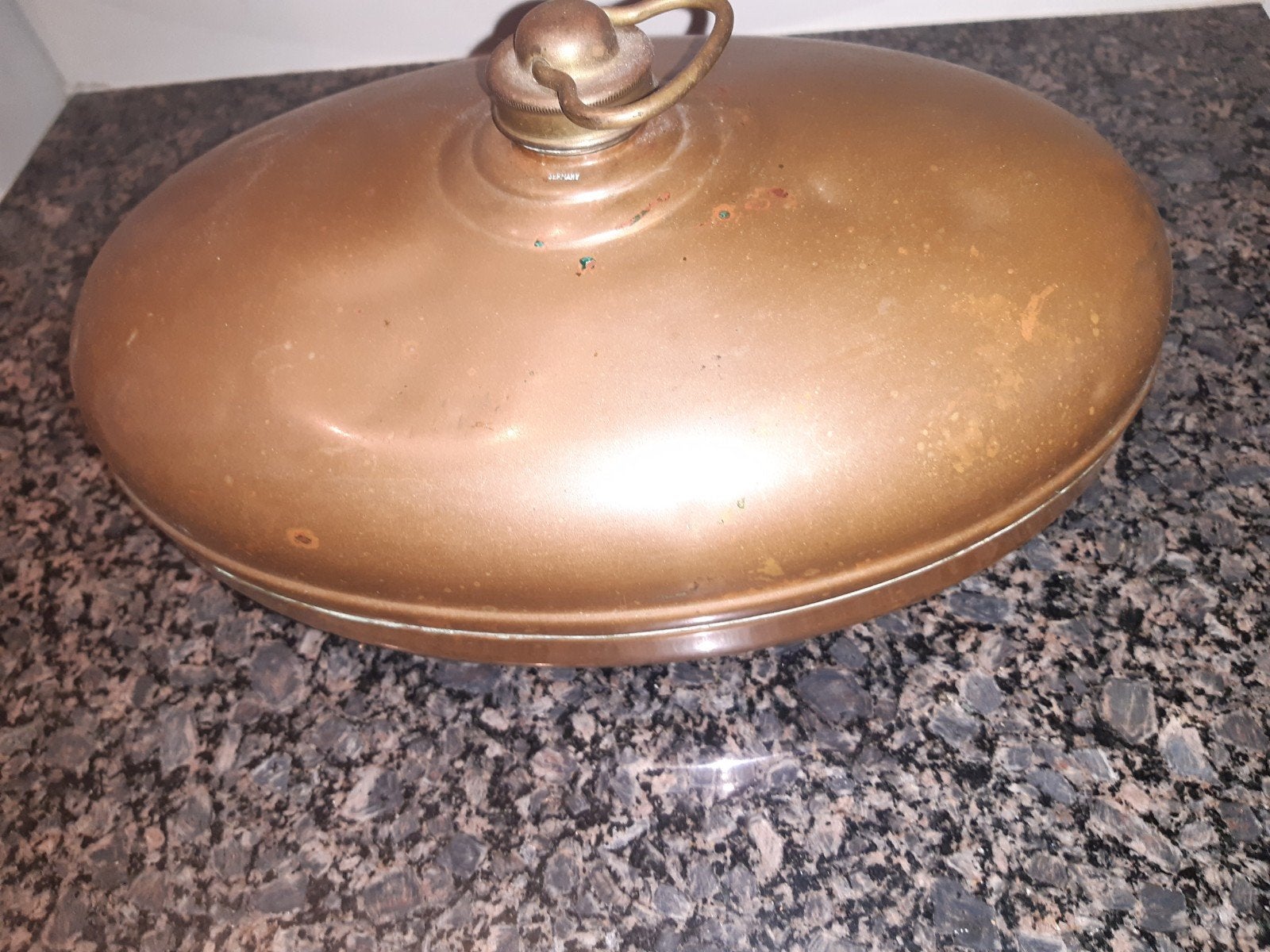 Antieke Koperen Kruik/Bedpan, Antiek en Kunst, Ophalen of Verzenden