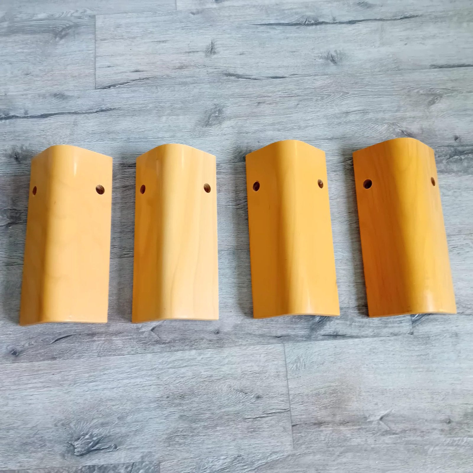 Auping auronde bedpoten 34,5 cm, Ophalen, Wit, Tweepersoons, 140 cm
