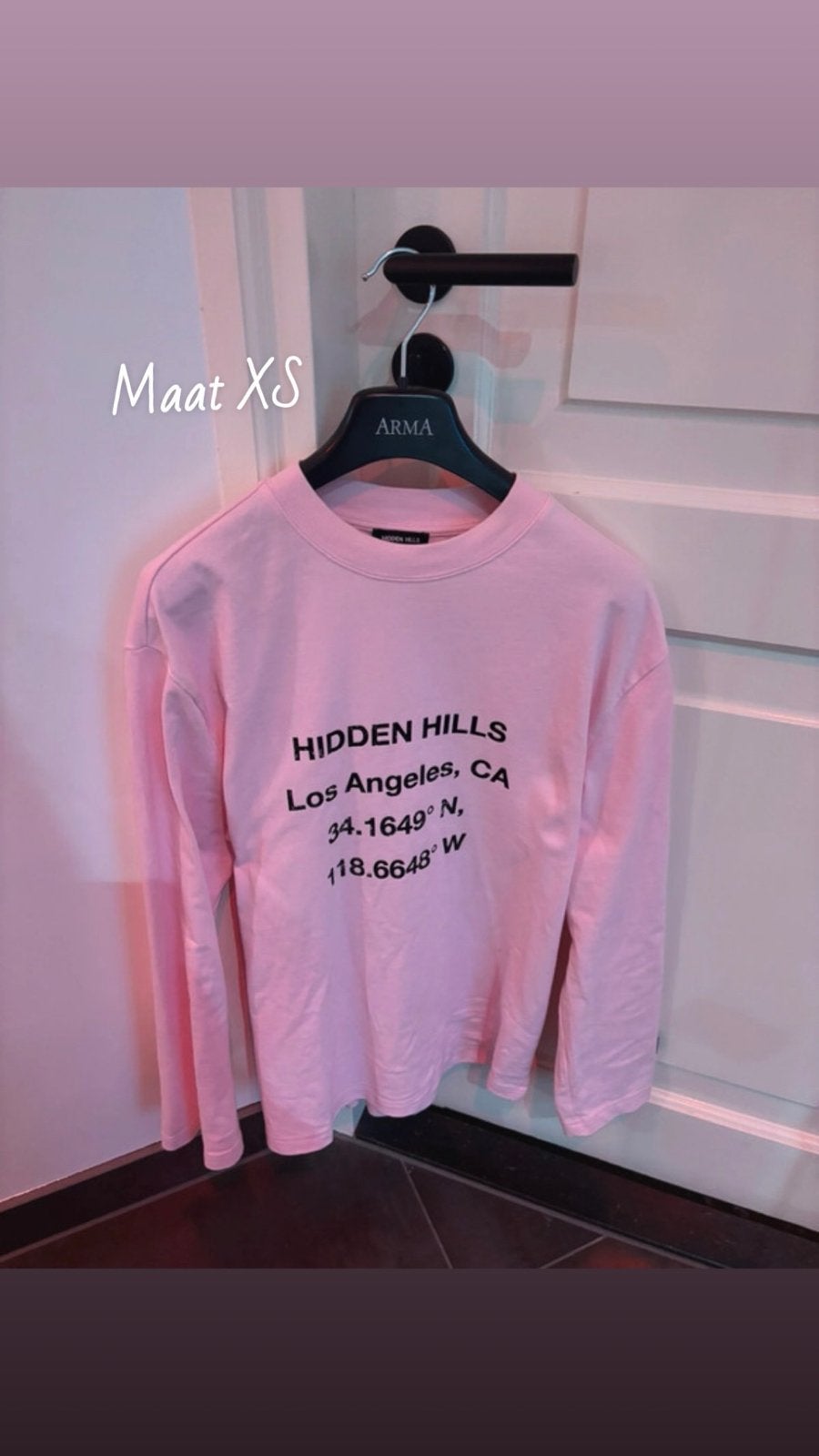 Hidden Hills roze longsleeve maat XS, Kleding | Dames, Ophalen of Verzenden, Zo goed als nieuw, Lange mouw, Roze