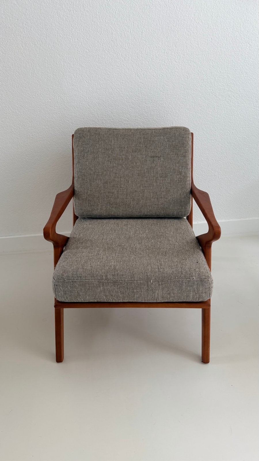 Sissi Boy Vintage Teakhouten Fauteuils, Ophalen, Gebruikt, Minder dan 75 cm, Modern/ vintage