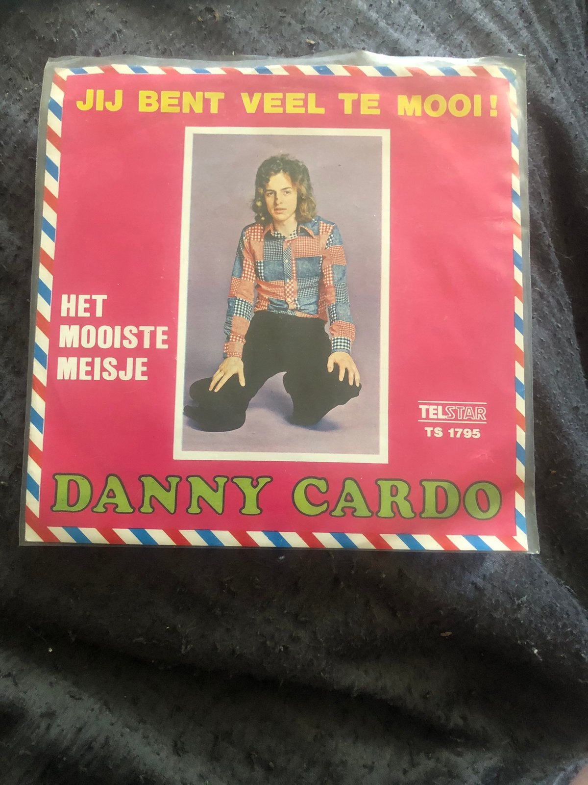Danny cardo single jij bent veel te mooi, Cd's en Dvd's, Vinyl | Nederlandstalig, Ophalen of Verzenden, Zo goed als nieuw, Overige formaten