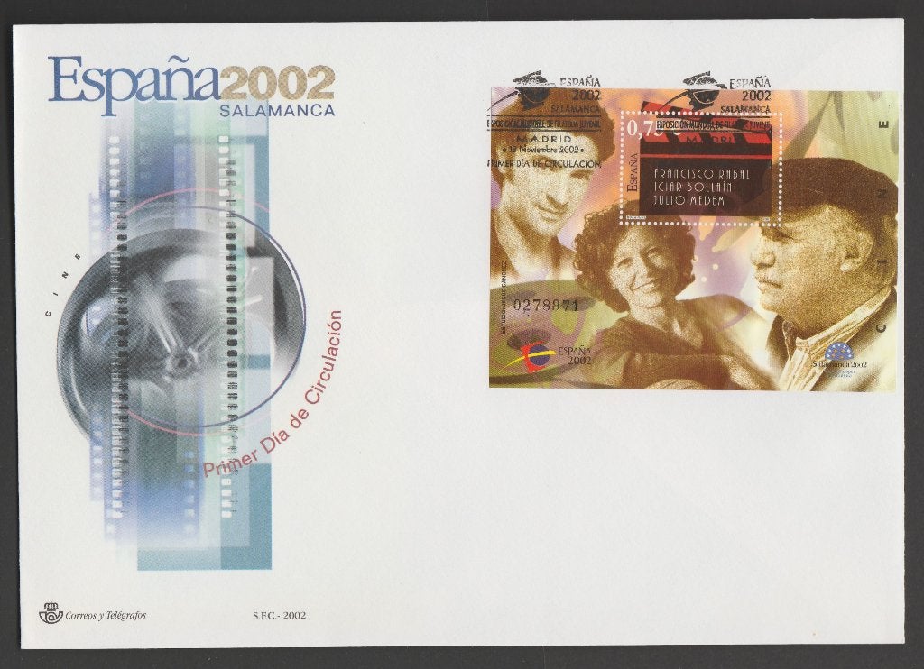 Spanje - FDC Michelnr 3800 - Espana 2002, film, Verzenden, Postfris