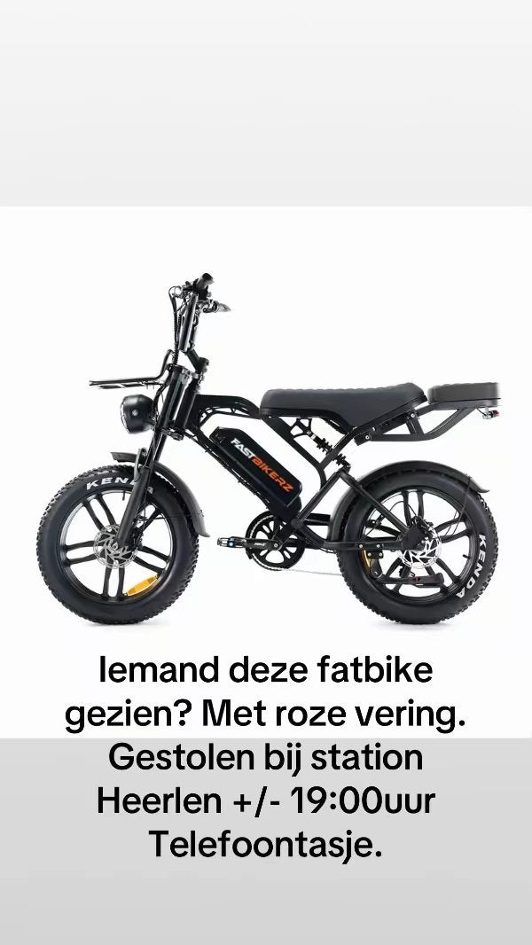 Gestolen fatbike, Ophalen of Verzenden, Zo goed als nieuw, Overige merken