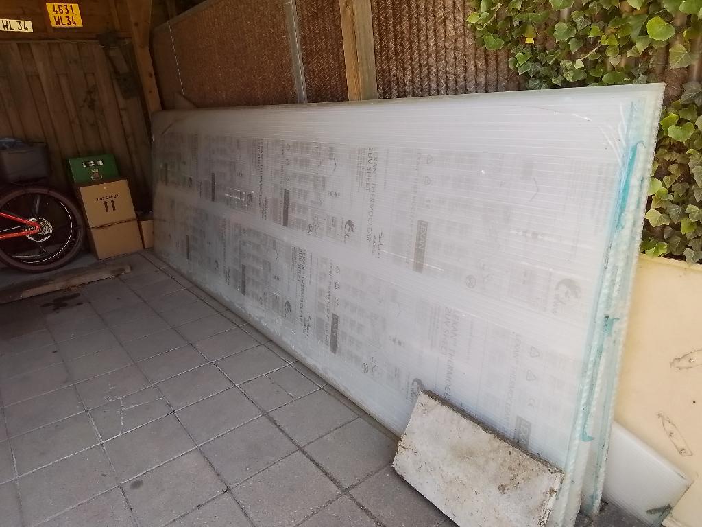 Polycarbonaat kanaalplaten, Doe-het-zelf en Verbouw, Platen en Panelen, Ophalen, Nieuw