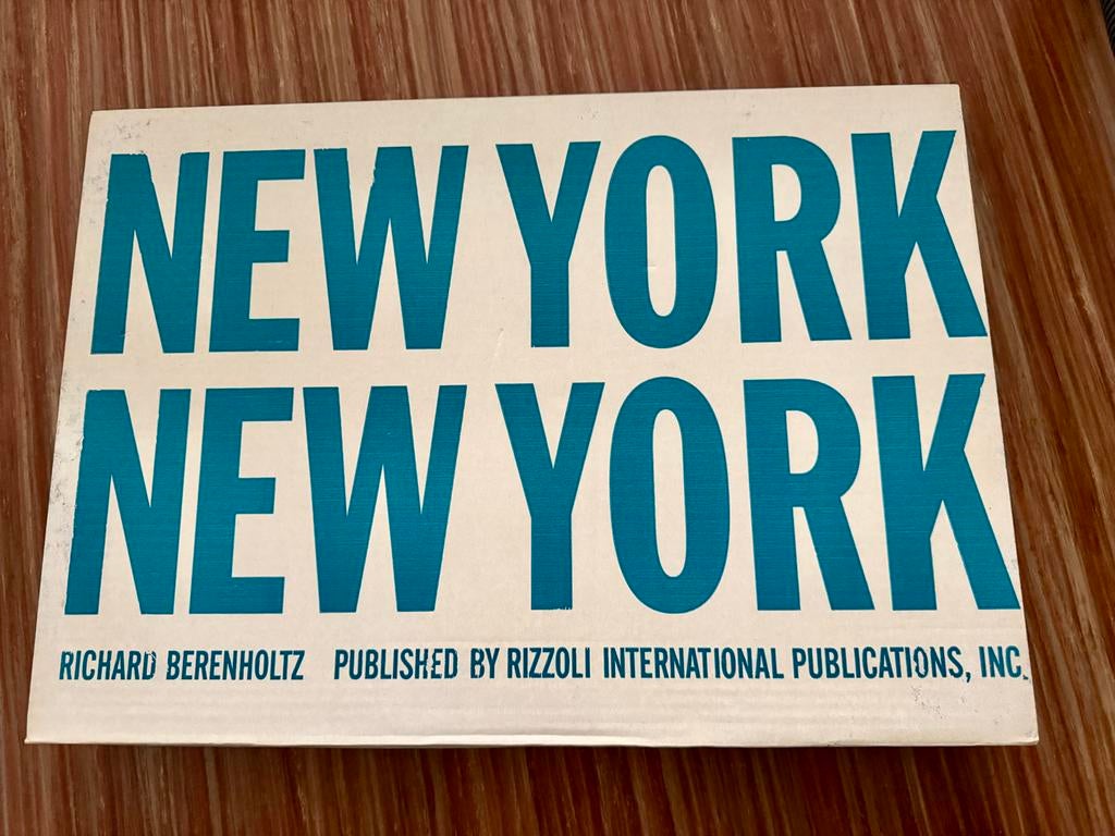 New York New York - Richard Berenholtz fotoboek, Ophalen of Verzenden, Zo goed als nieuw, Fotografie algemeen