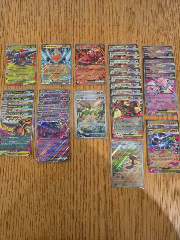 Pokémon kaarten serie pfl engels pfantasmal flames hitjes.., Ophalen of Verzenden, Gebruikt, Meerdere kaarten