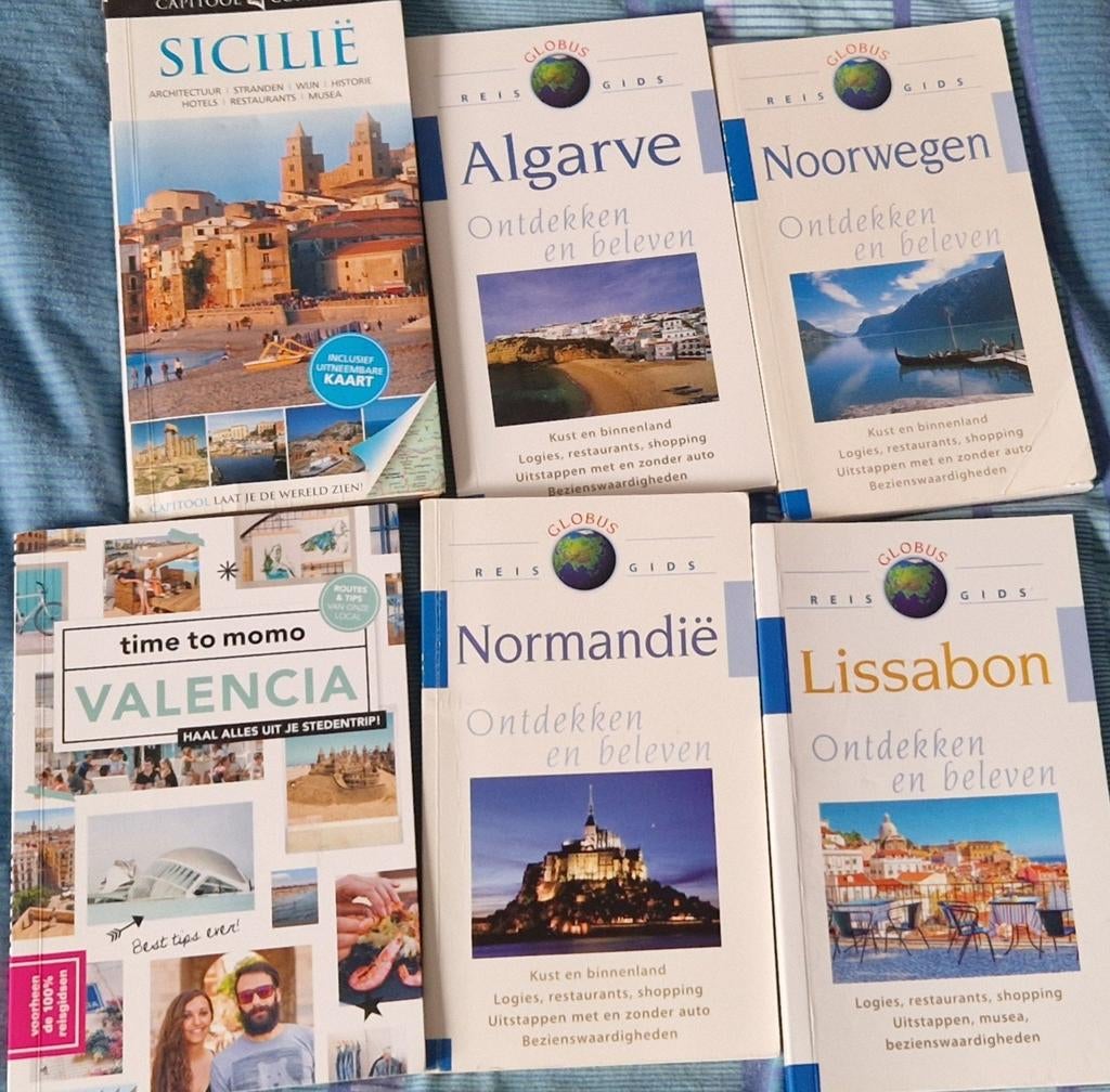 Reisgidsen: Sicilië, Algarve, Noorwegen, Normandië, Lissabon, Gelezen, Capitool, Europa, Ophalen of Verzenden
