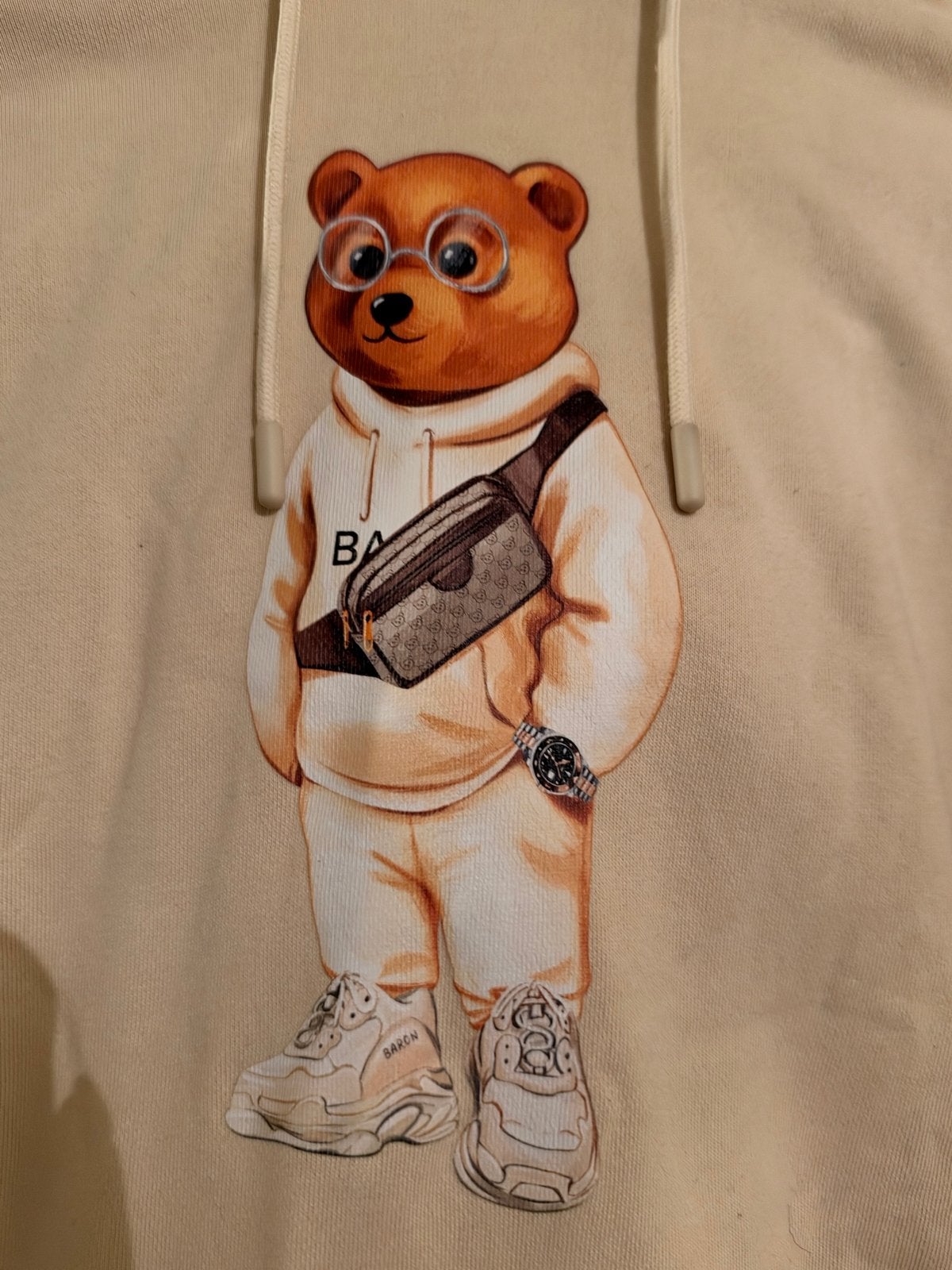 Baron Filou Trui Beige Maat S met Teddybeer Print, Ophalen of Verzenden, Zo goed als nieuw, Maat 36 (S), Beige