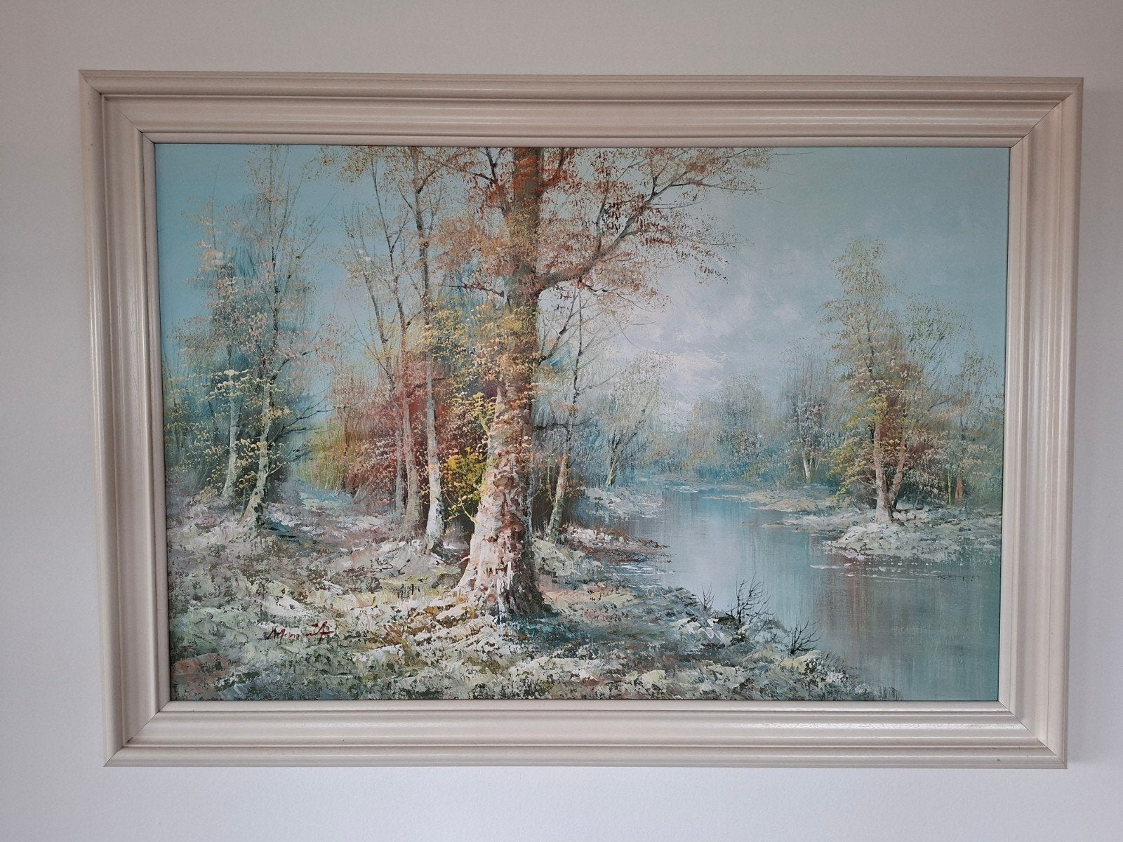 olieverfschilderij, Ophalen, 50 – 75, Gebruikt, Schilderij