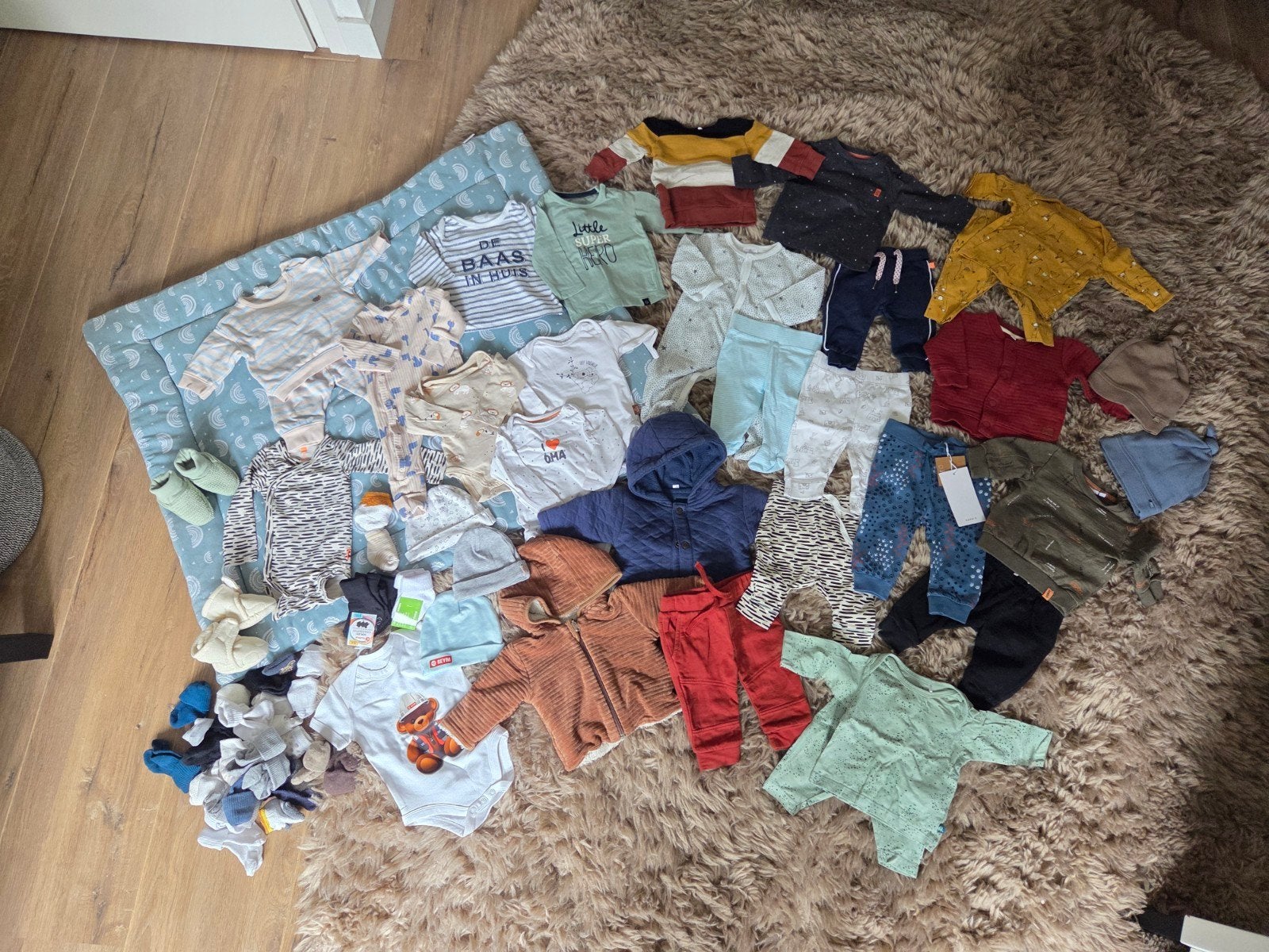 Groot pakket jongenskleding maat 56 inclusief boxkleed, Kinderen en Baby's, Babykleding | Maat 56, Ophalen of Verzenden, Zo goed als nieuw