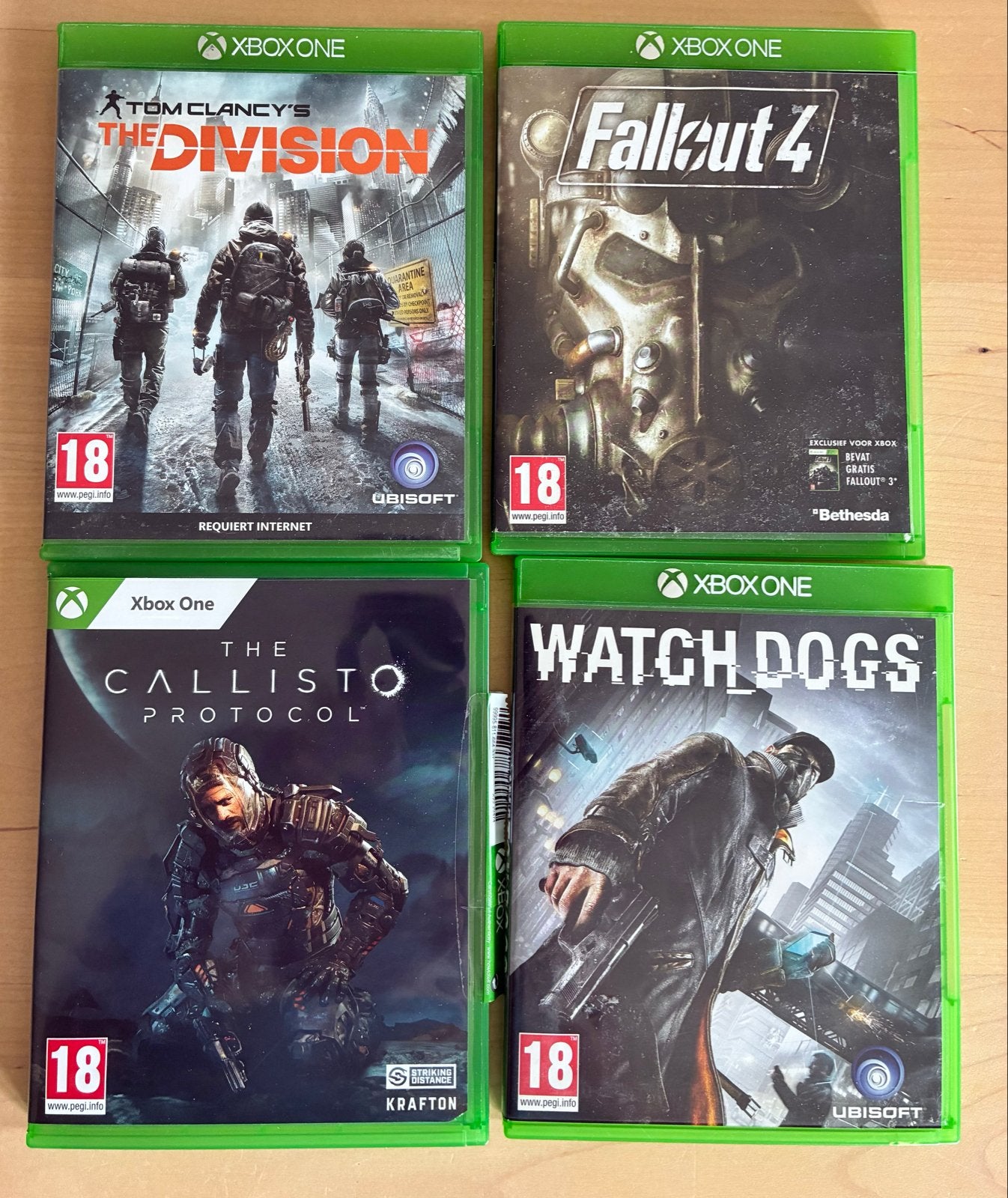 Xbox One Games Bundel: Fallout 4, The Callisto Protocol, etc, Online, Gebruikt, Vanaf 18 jaar, Shooter