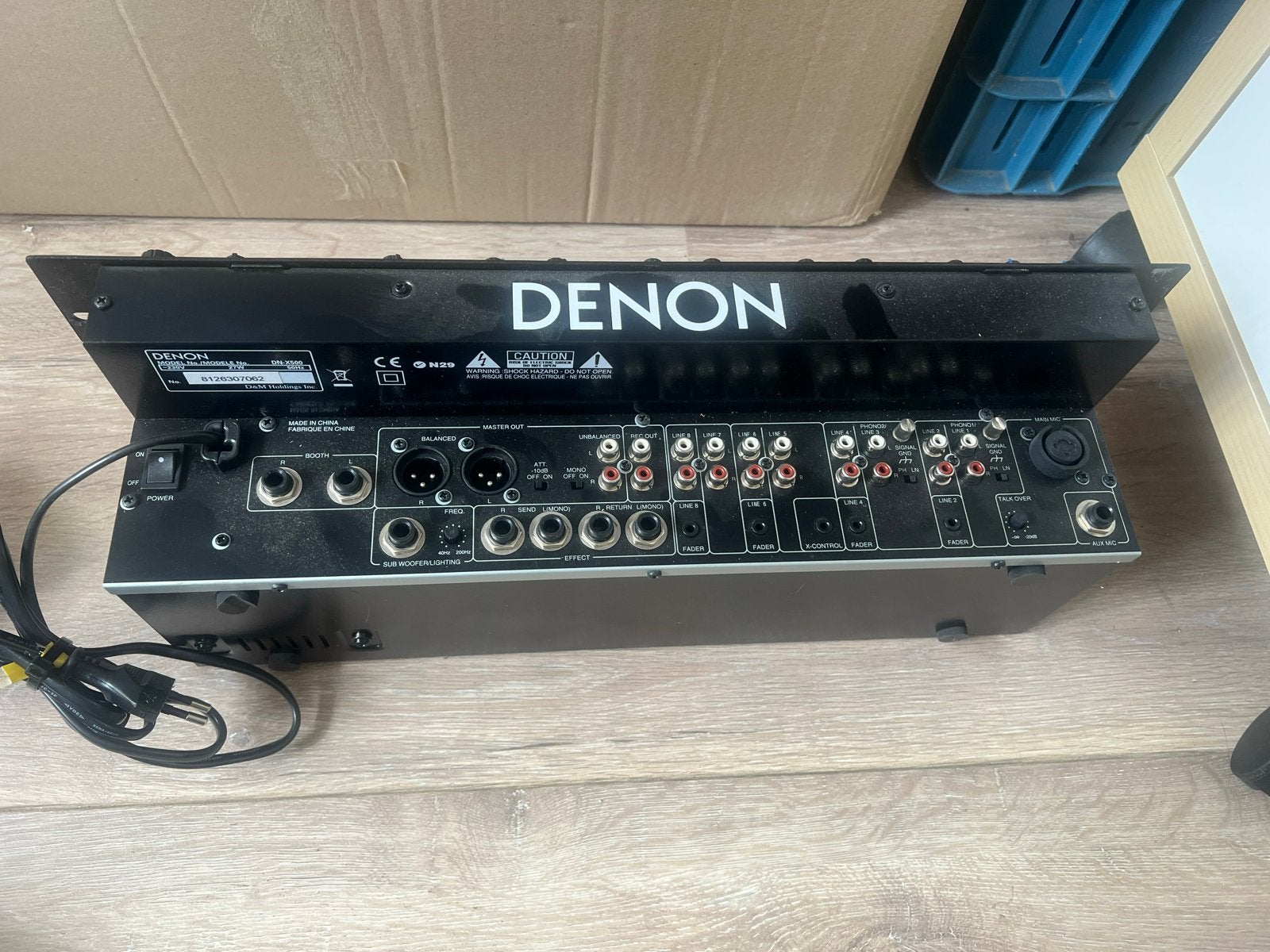 Denon DN-X500 DJ mixer met Numark HDC-1000 en CDN22, Ophalen of Verzenden, Gebruikt, Dj-set, Denon