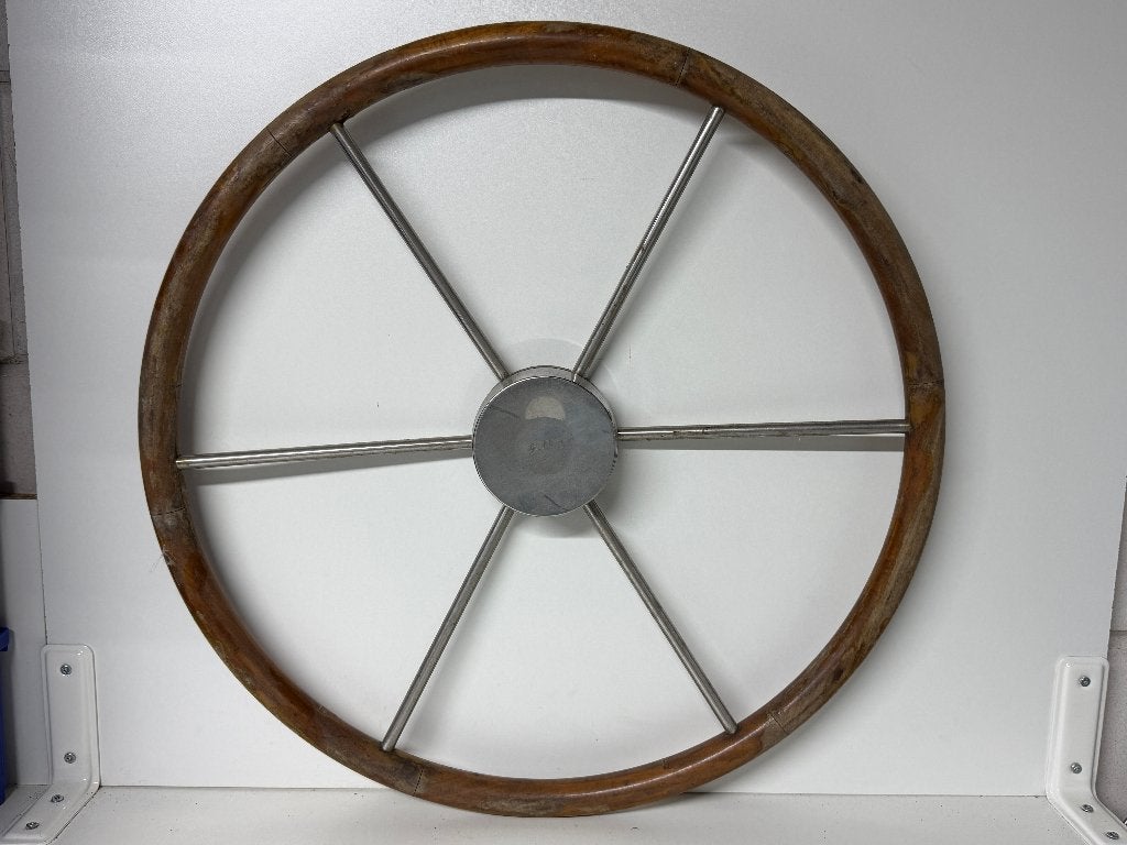 Vetus houten stuurwiel 56 cm, Watersport en Boten, Accessoires en Onderhoud, Ophalen of Verzenden, Gebruikt, Overige typen