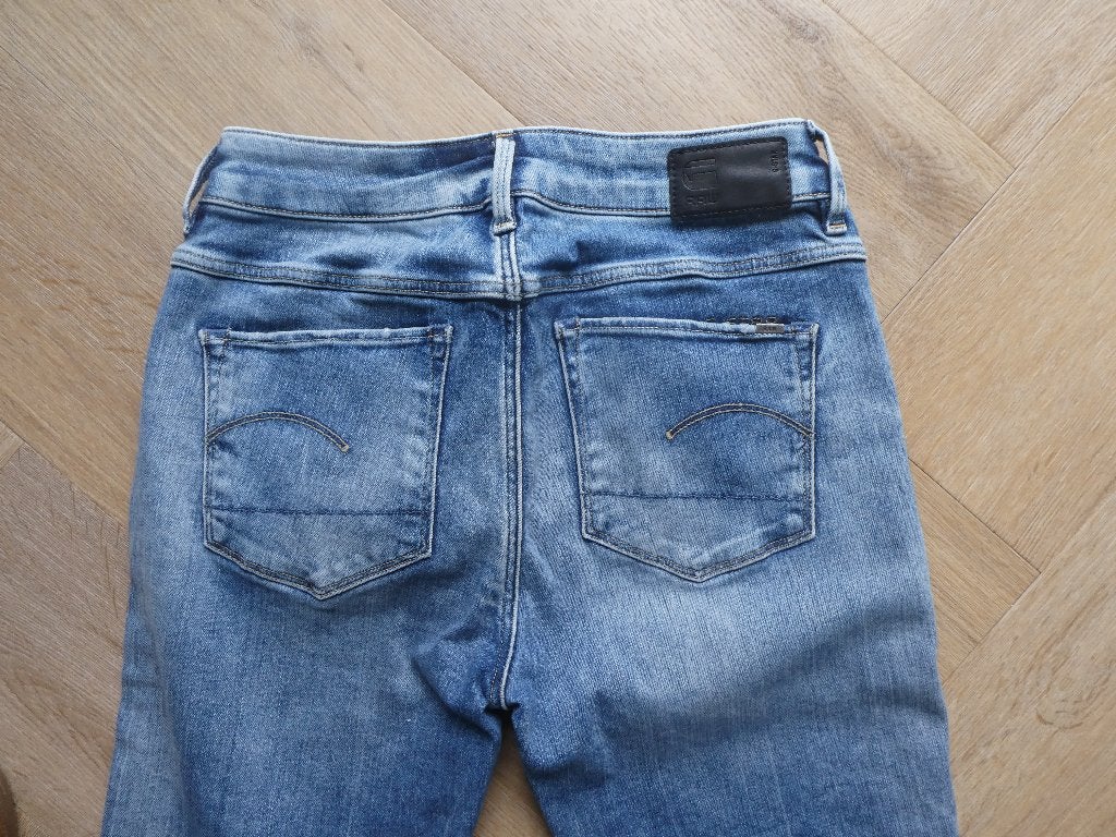 Mooie Gstar 3301 Contour High Skinny spijkerbroek maat 28-32, Blauw, Ophalen of Verzenden, Zo goed als nieuw, W28 - W29 (confectie 36)