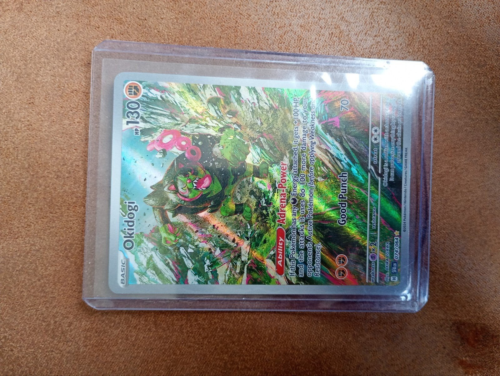 Okidogi Pokémon Kaart (074/064) - Adrena-Power, Ophalen of Verzenden