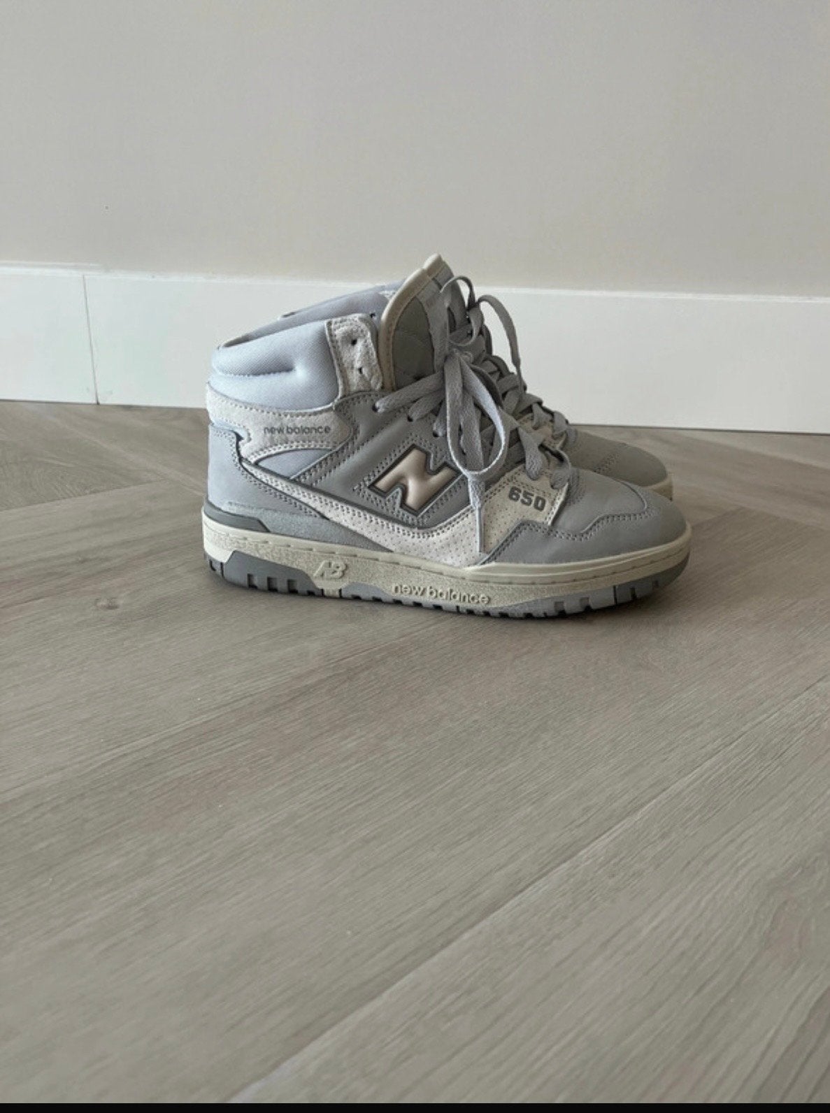 New Balance 650 sneakers - Grijs maat 38.5, Ophalen of Verzenden, Zo goed als nieuw, Grijs, Sneakers of Gympen