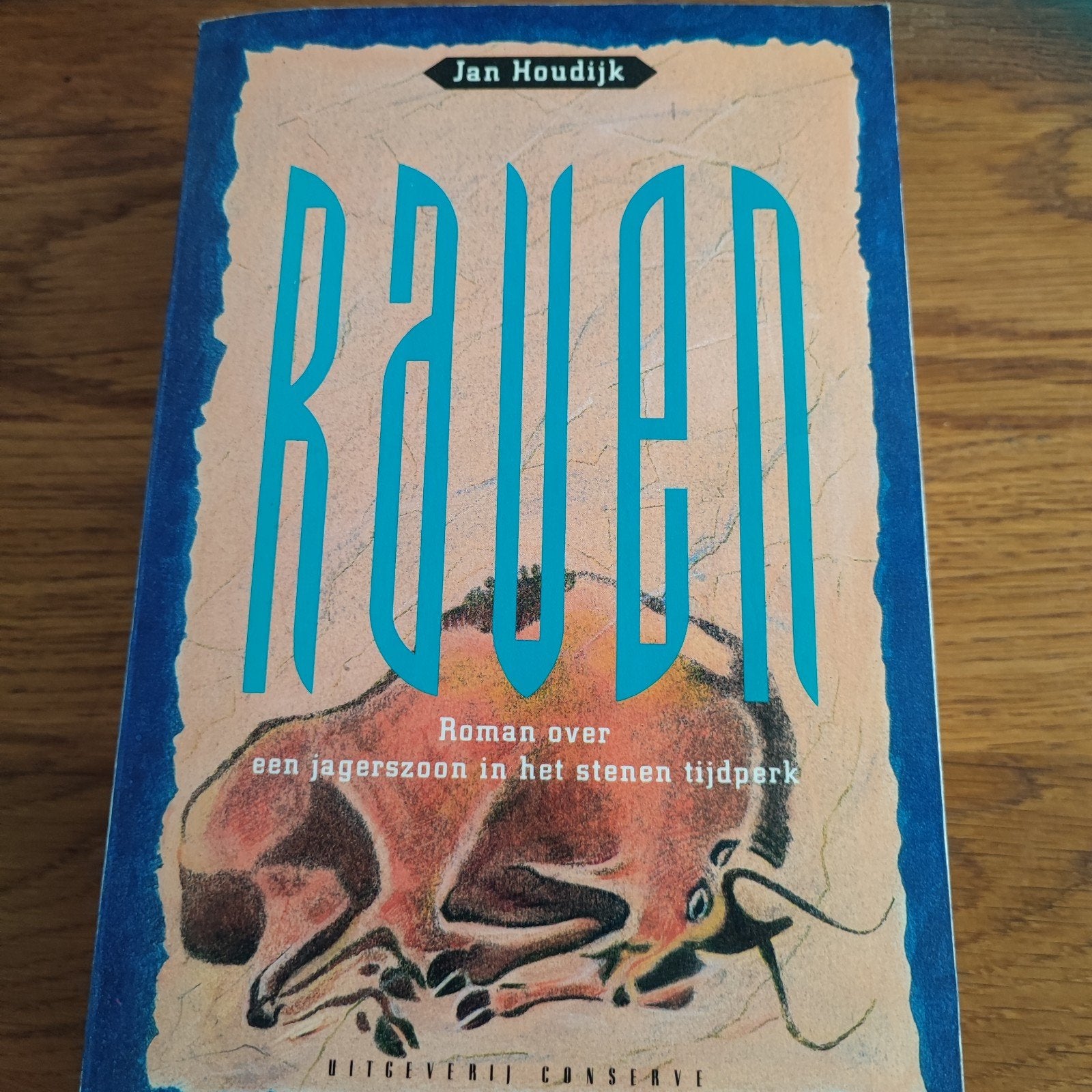 Raven: Roman over een jagerszoon in het stenen tijdperk, Ophalen of Verzenden, Gelezen, Jan Houdijk, Nederland