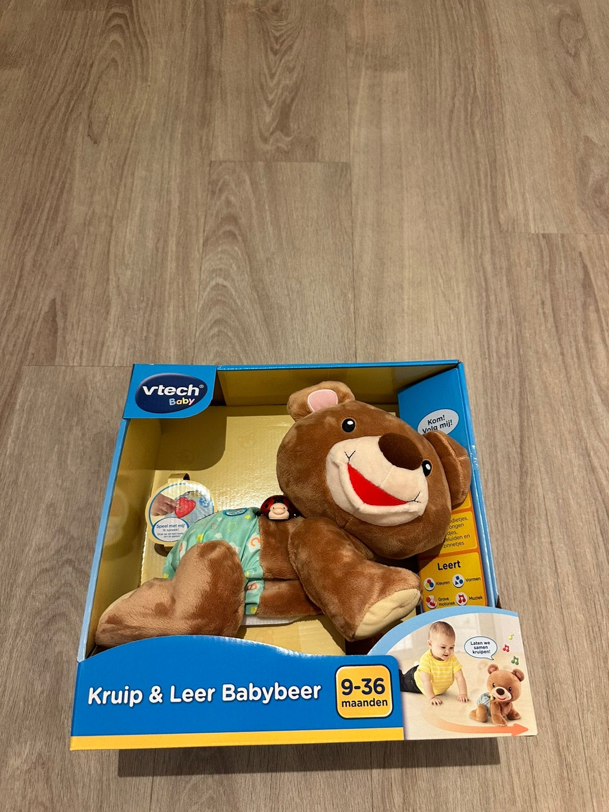 Vtech kruip en leer babybeer, Ophalen of Verzenden, Nieuw