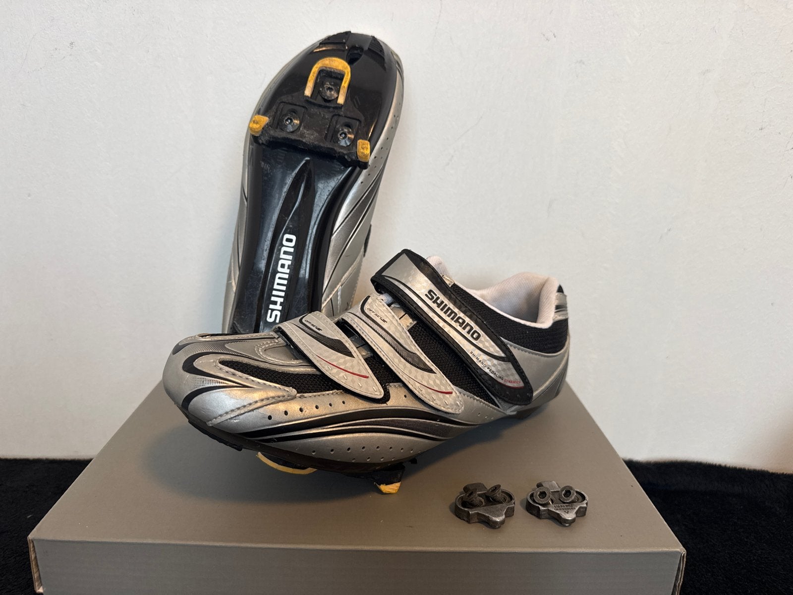 Shimano R077 SM-SH11/SM-SH51 Fietsschoenen Maat 44, Overige kleuren, Overige typen, Ophalen of Verzenden, Gedragen