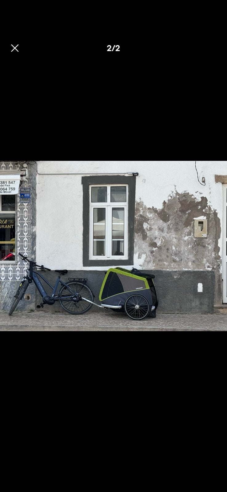 Croozer Jokke hondenkar achter fiets, Ophalen, Gebruikt, Opvouwbaar, Hondenkar