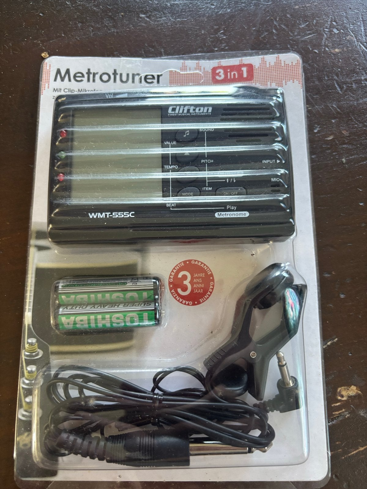 Clifton Metrotuner 3-in-1: Metronoom, Tuner, Toongenerator, Ophalen, Nieuw