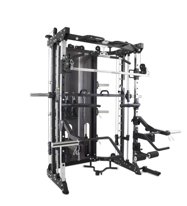 Te koop Pivot Fitness FSM-400 Functional Smith Machine, Ophalen, Benen, Krachtstation, Zo goed als nieuw
