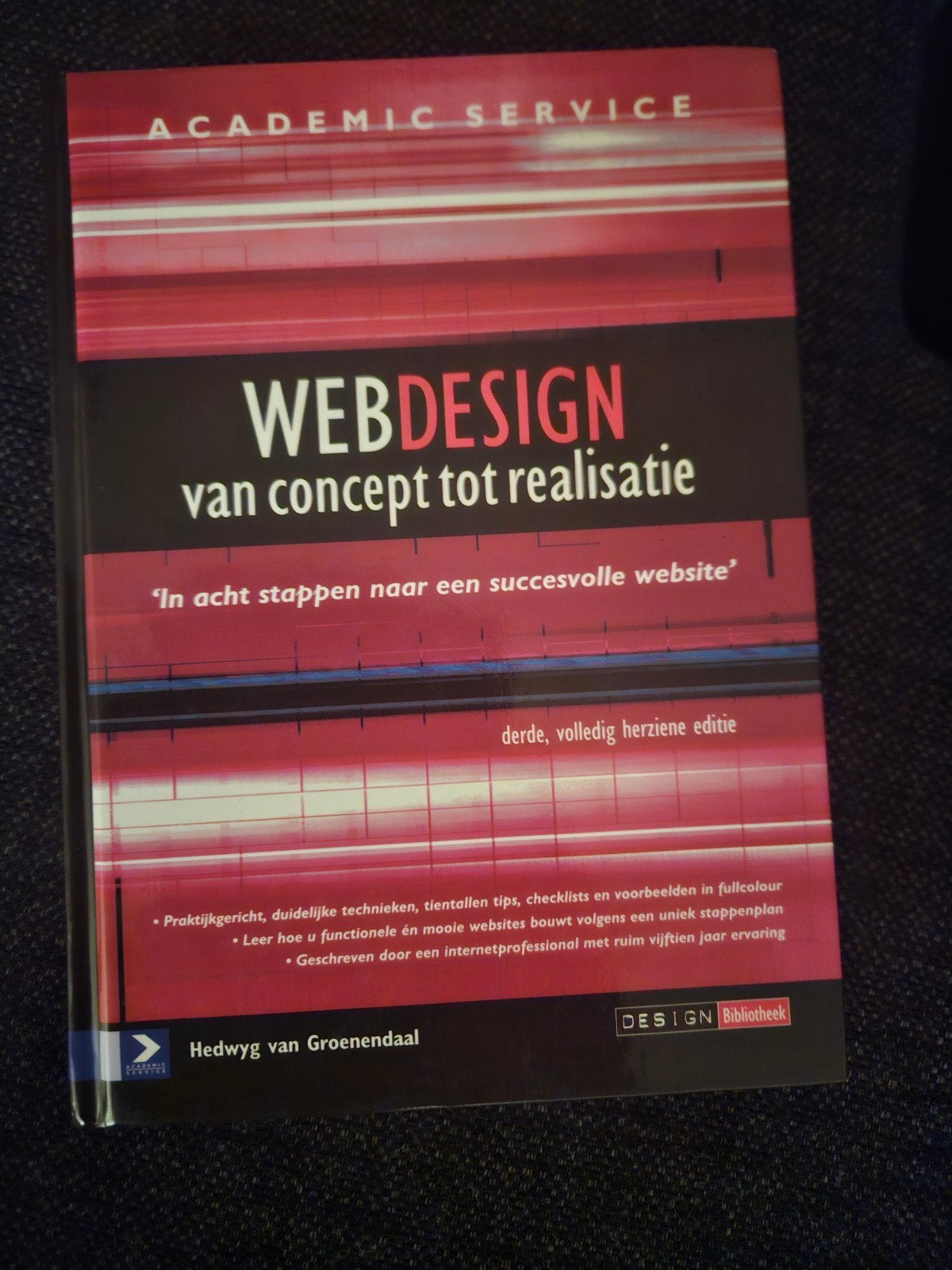 Webdesign: van concept tot realisatie-Hedwyg van Groenendaa, Ophalen of Verzenden, Zo goed als nieuw, Overige onderwerpen, Hedwyg van Groenendaal