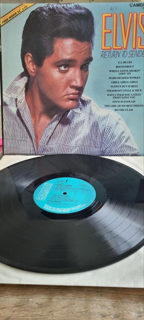 Elvis Presley - Return To Sender LP (Vinyl), Ophalen of Verzenden, 1980 - 1989, Gebruikt, 12 inch