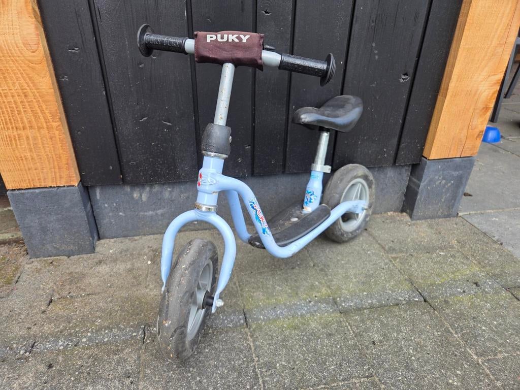 Puky loopfiets blauw klein/starter, Fietsen en Brommers, Steps, Ophalen, Gebruikt, Gewone step