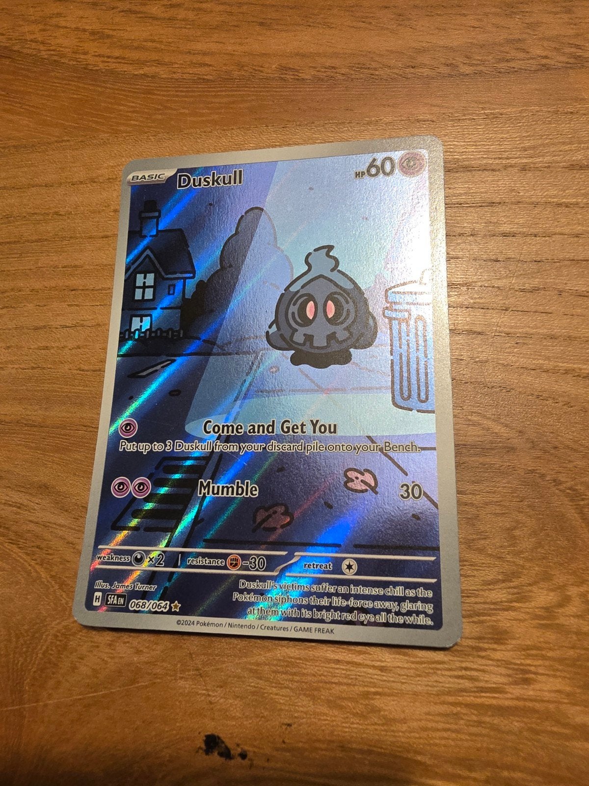 Duskull pokemon kaart SFA 068, Ophalen of Verzenden