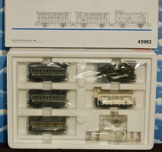 Märklin H0 43982 Kgl.Bay.Sts.E. Bayerischer Personenzug., Ophalen of Verzenden, Wisselstroom, Treinset, Märklin