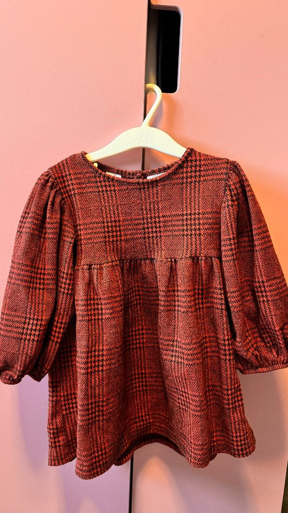 Zara girls red dress size 98, Ophalen, Meisje, Zo goed als nieuw, Zara girls