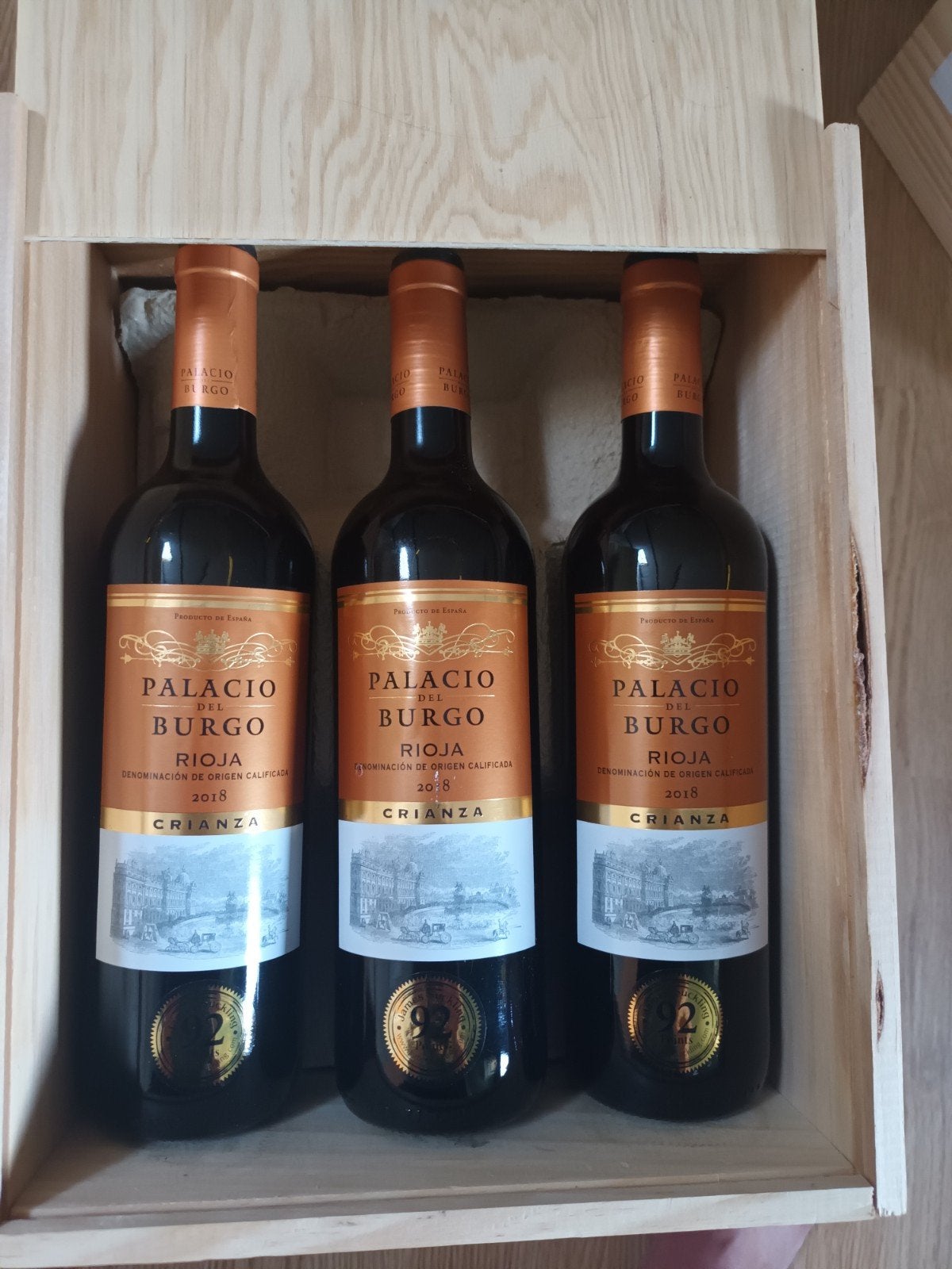 Palacio del Burgo Rioja Crianza 2018 (6 flessen), Ophalen, Spanje, Nieuw, Rode wijn