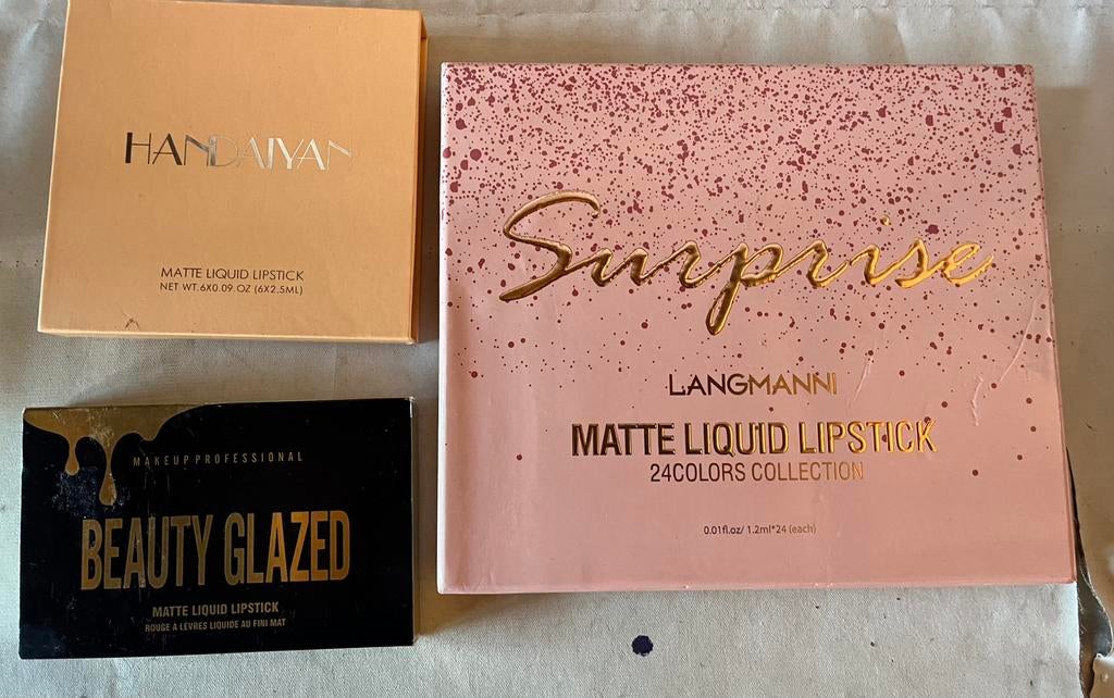 Lippen gloss/ stiften, Ophalen of Verzenden, Zo goed als nieuw, Roze, Lippen
