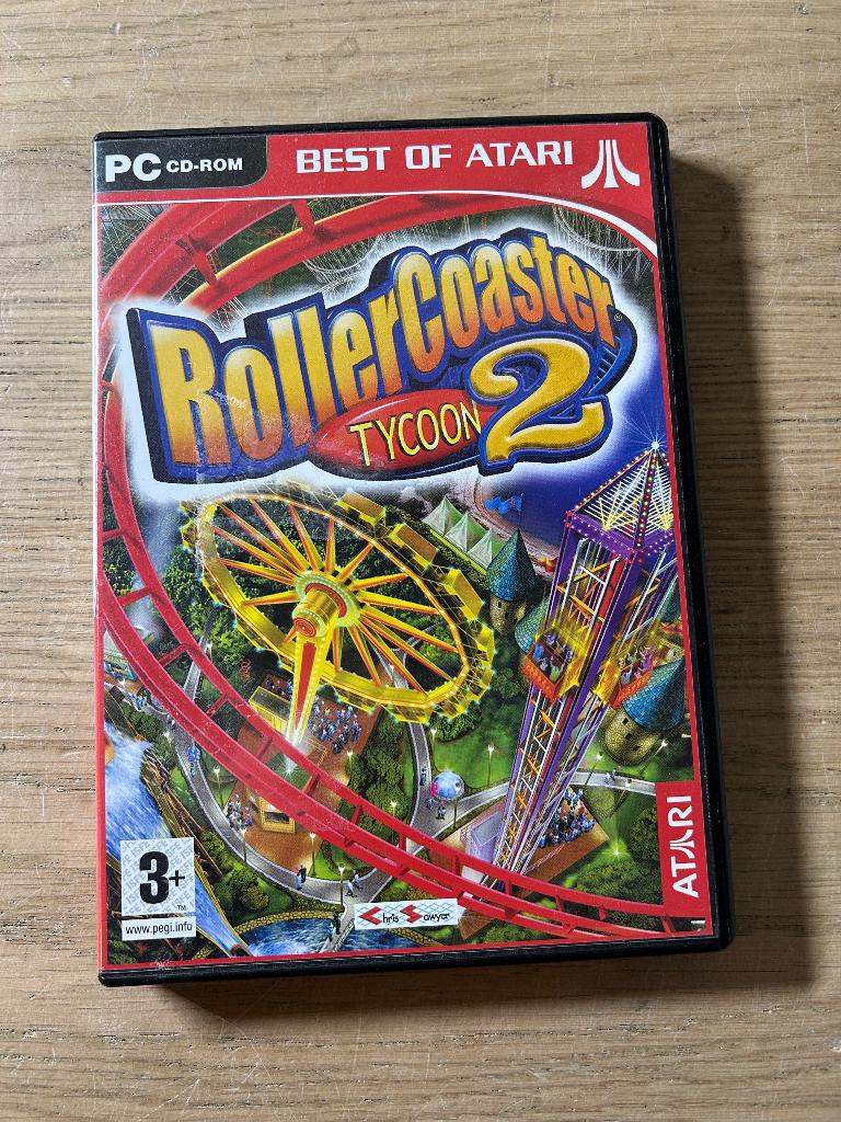 PC Rollercoaster Tycoon 2, Spelcomputers en Games, Games | Pc, 1 speler, Ophalen of Verzenden, Zo goed als nieuw, Vanaf 3 jaar