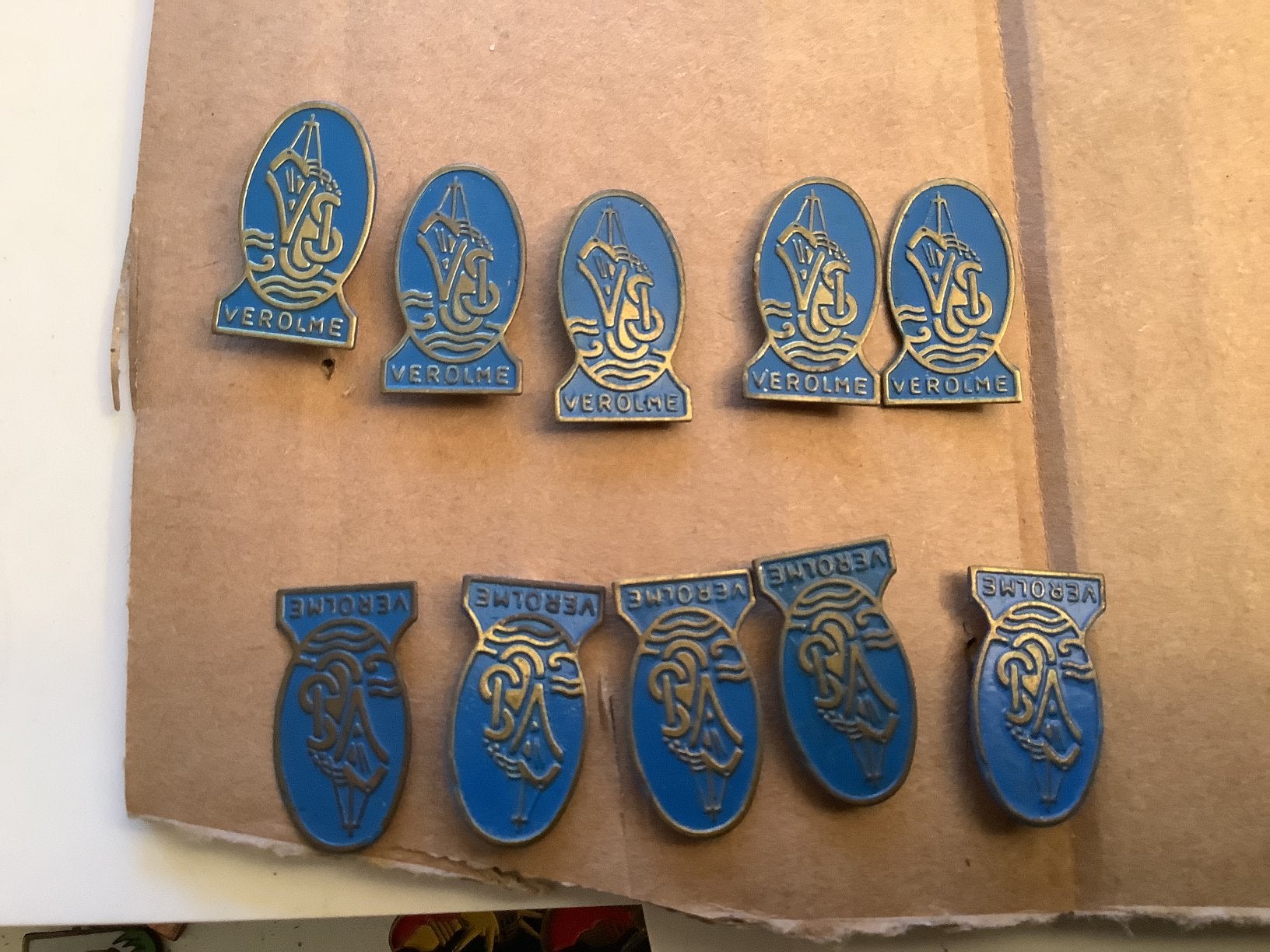 10 speldjes Verolme, Verzamelen, Ophalen of Verzenden, Gebruikt