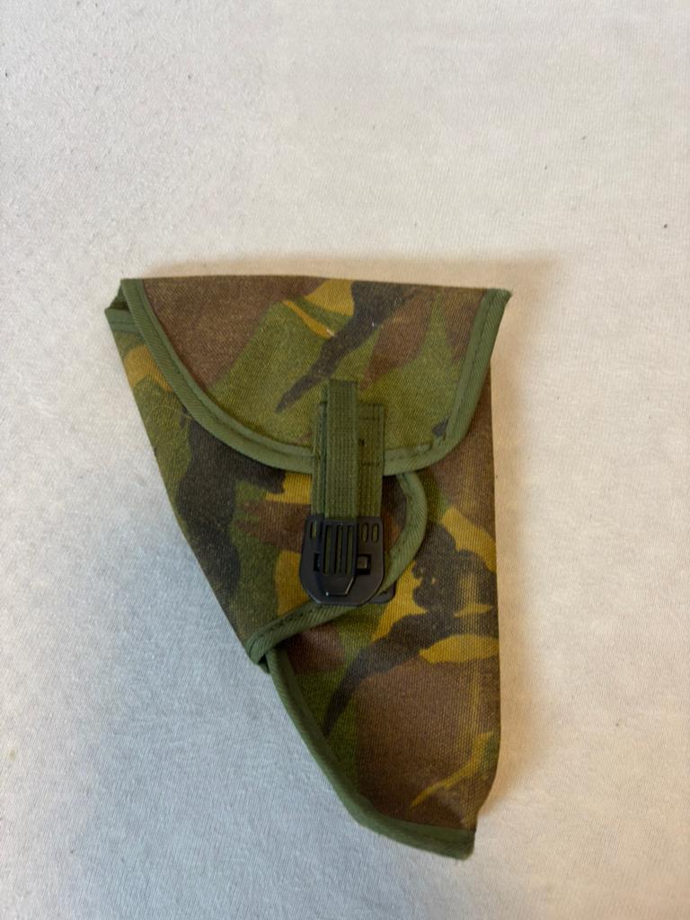 Originele defensie holster woodland 1993, Ophalen of Verzenden, Landmacht, Nederland