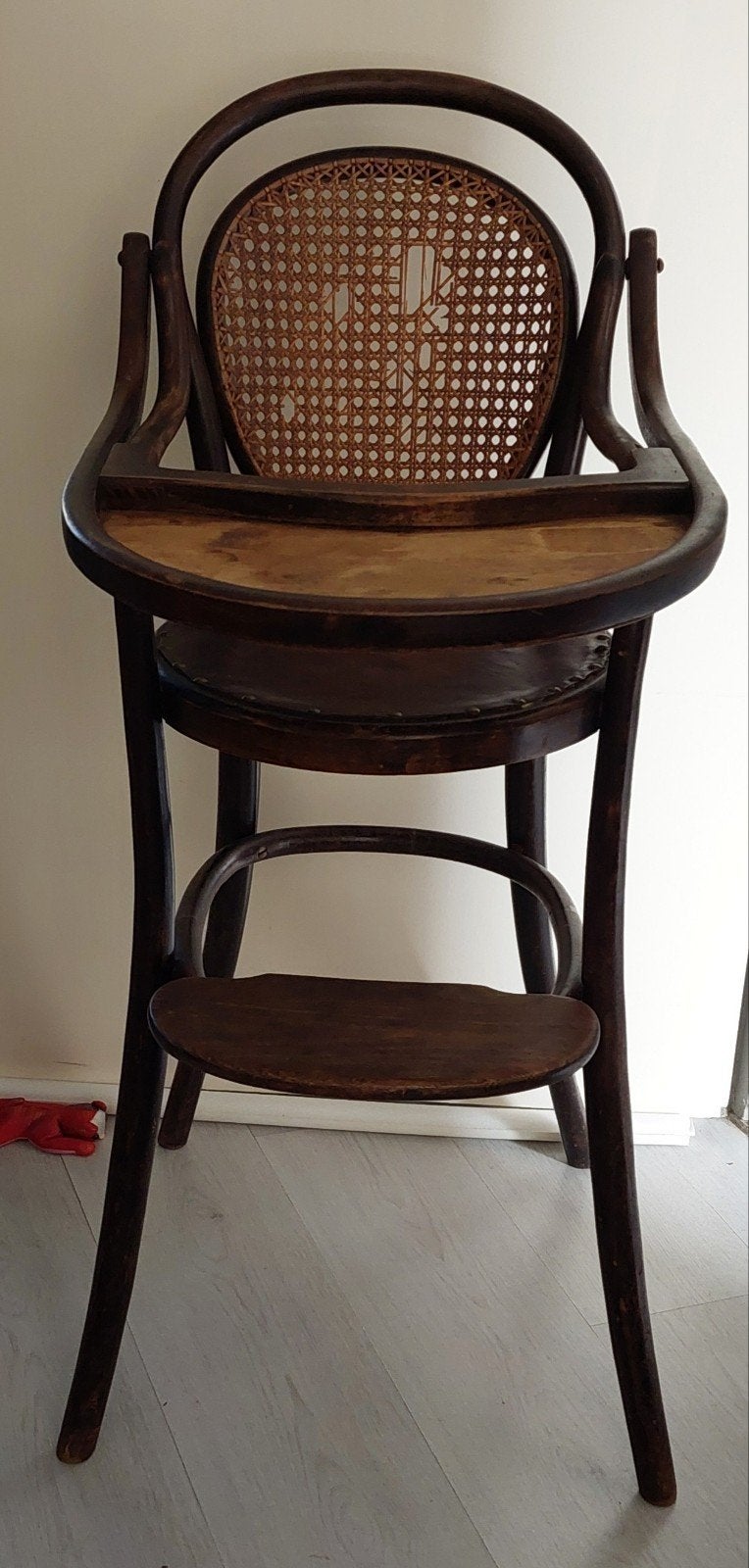 Antieke Thonet Fischel kinderstoel / hoge stoel, Ophalen of Verzenden
