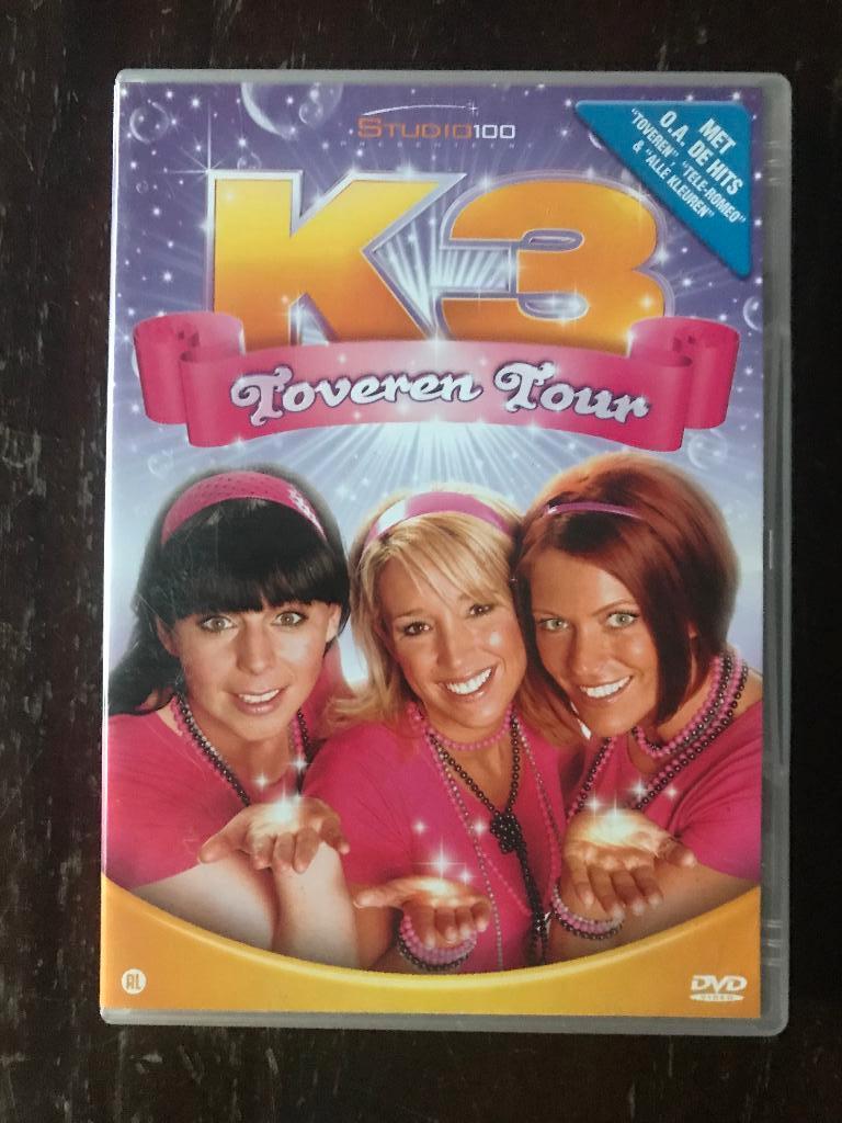 K3 Toveren Tour DVD, Avontuur, Alle leeftijden, Ophalen of Verzenden, Zo goed als nieuw