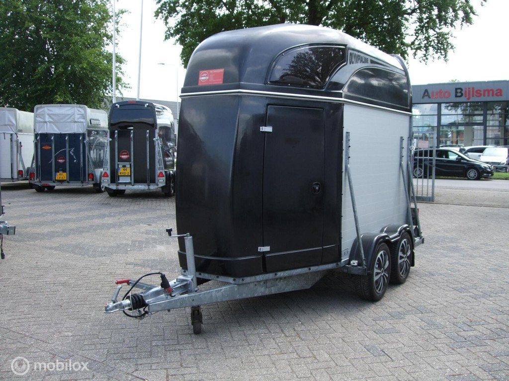 Hele mooi aluminium Atec 1,5 paardstrailer met zadelkamer., Gebruikt, Overige typen