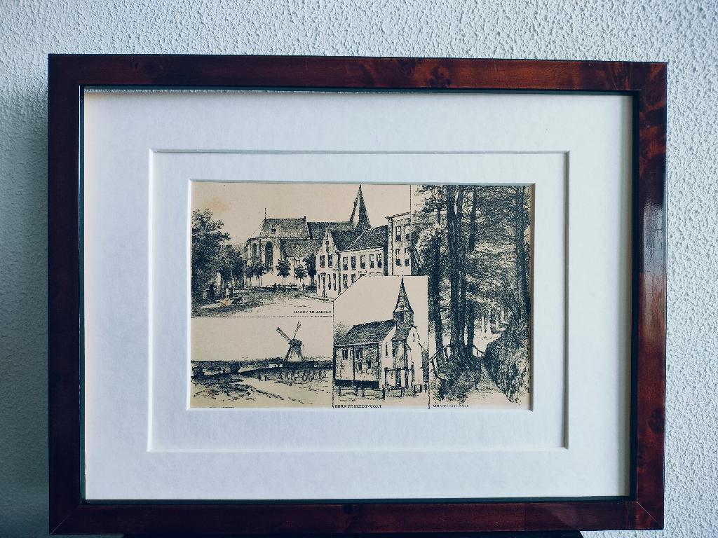 Craandijk Litho Aalten Bredevoort Montferland 1880 (79), Antiek en Kunst, Kunst | Litho's en Zeefdrukken, Ophalen of Verzenden
