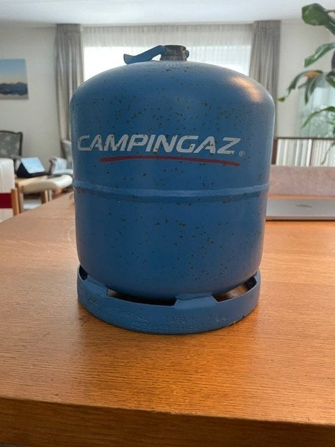 campingaz fles 907, Ophalen, Gebruikt