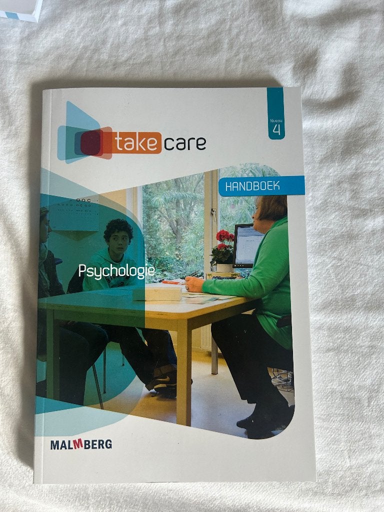 Take care Psycologie, Overige vakken, Malmberg, Ophalen of Verzenden, Zo goed als nieuw