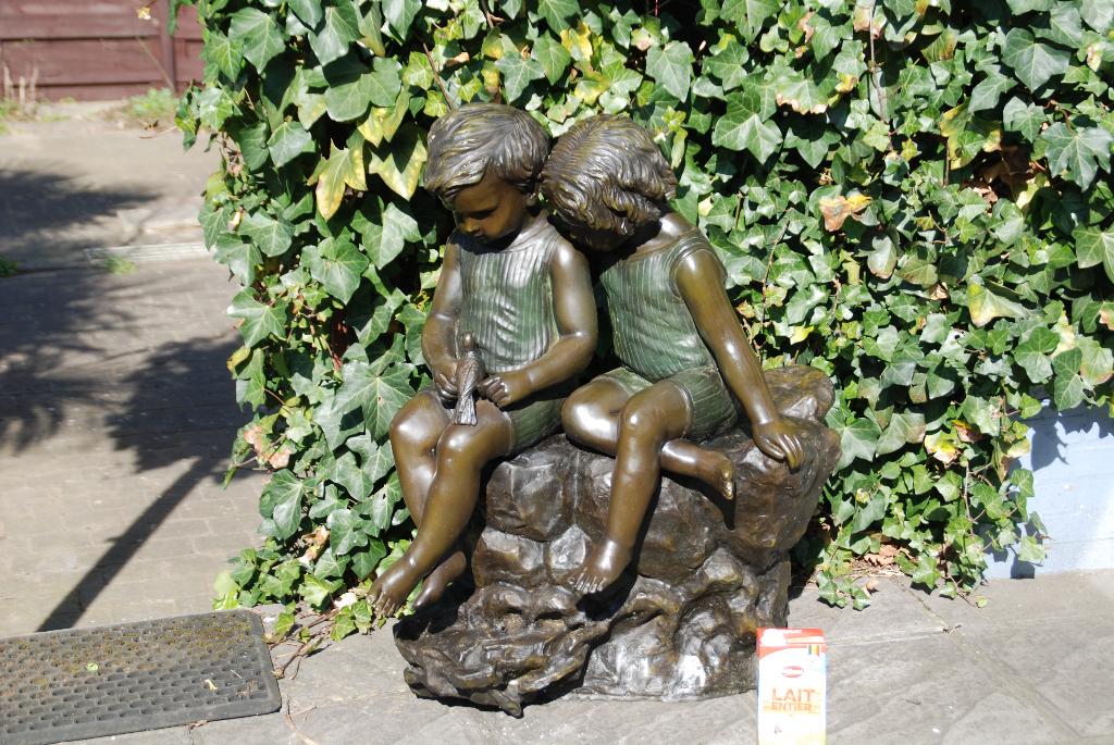 zwaar bronzen beeld, Antiek en Kunst, Ophalen, Brons, Beeld