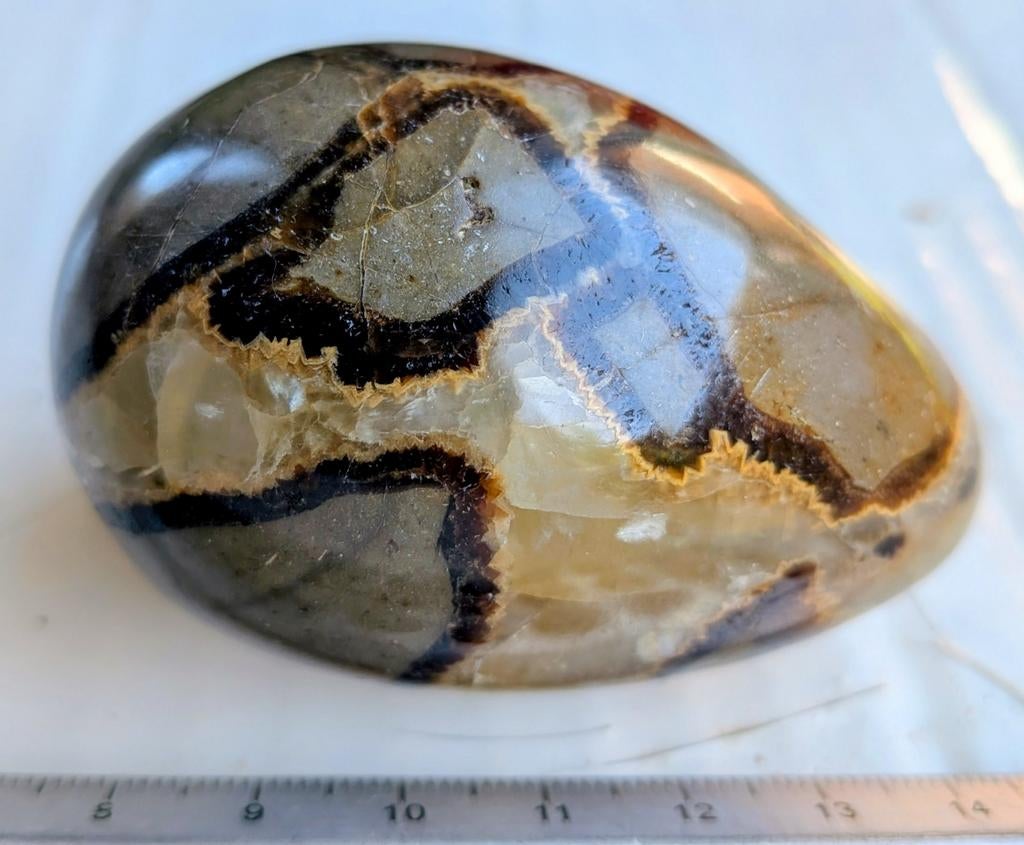 Septarie ei madagascar, Sieraden, Tassen en Uiterlijk, Edelstenen, Verzenden, Zo goed als nieuw