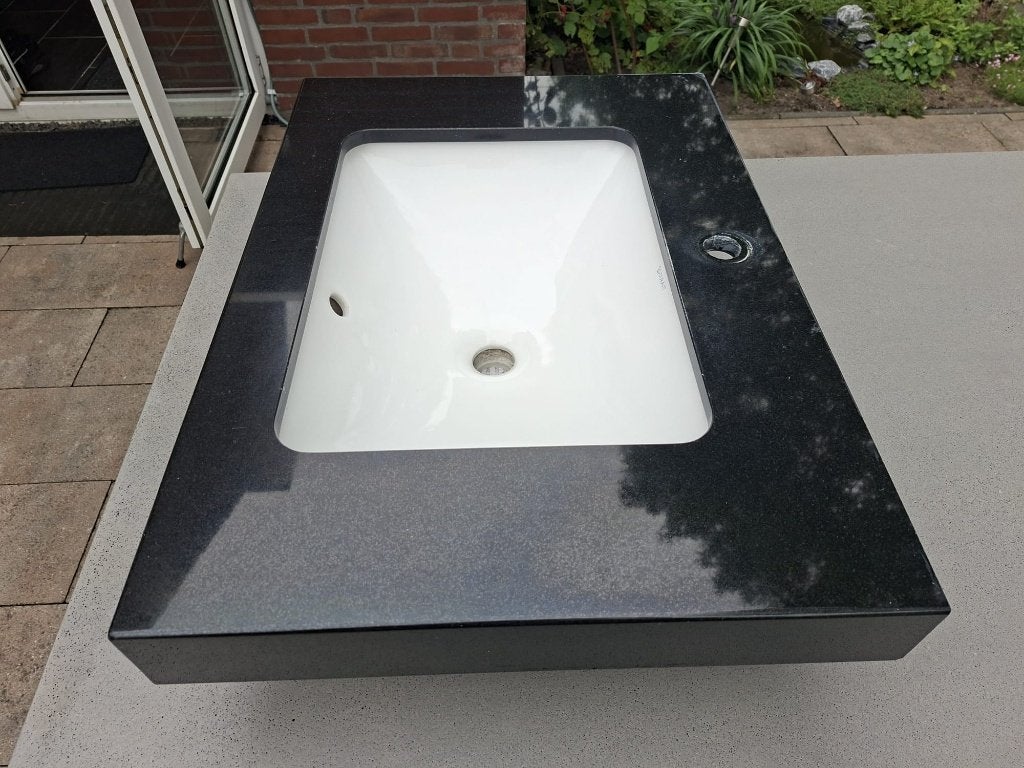 opbouw wastafel, Ophalen, Gebruikt, Wastafel